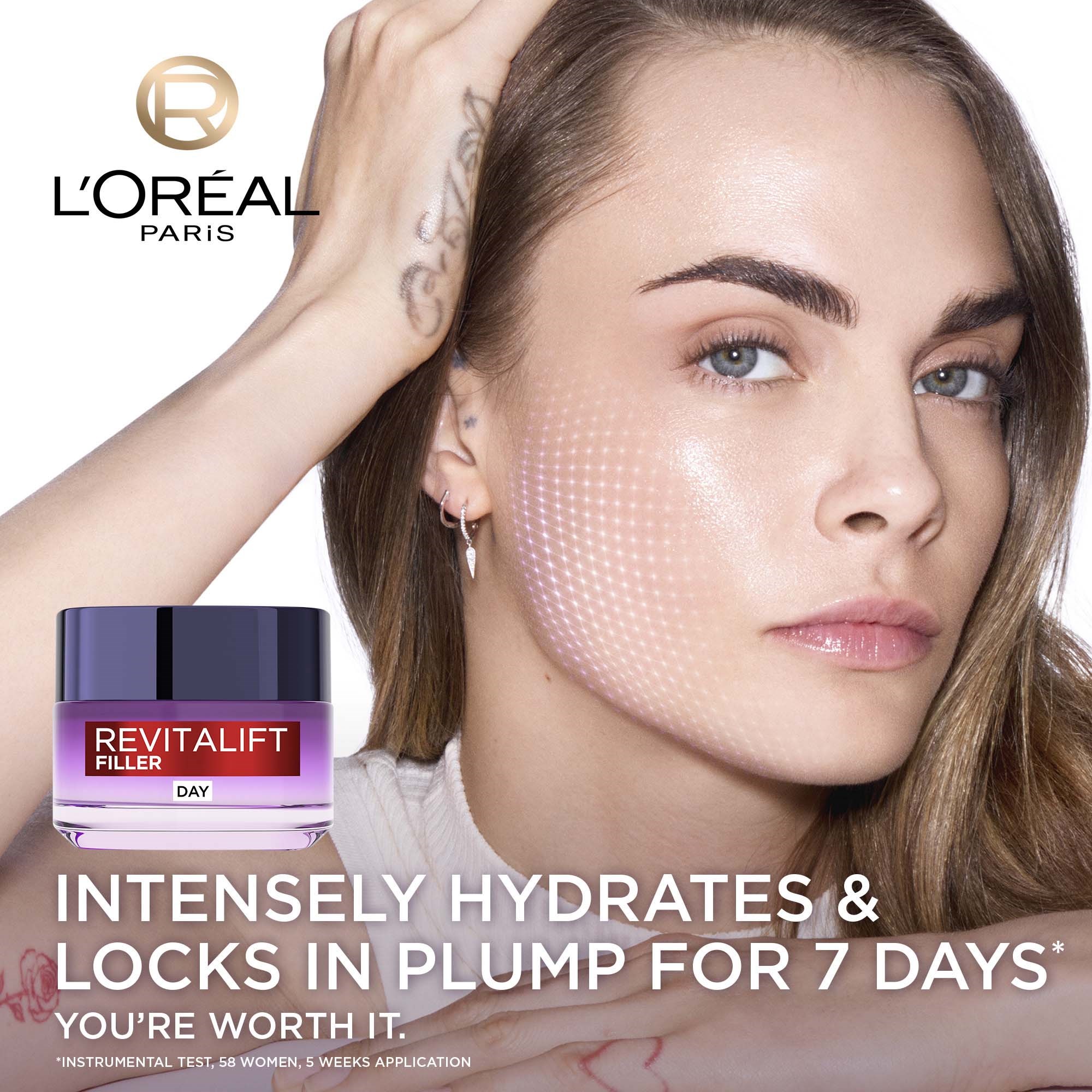L'Oréal Paris Revitalift Filler Day Cream for Normal Skin 50 ml (obrázok 3)