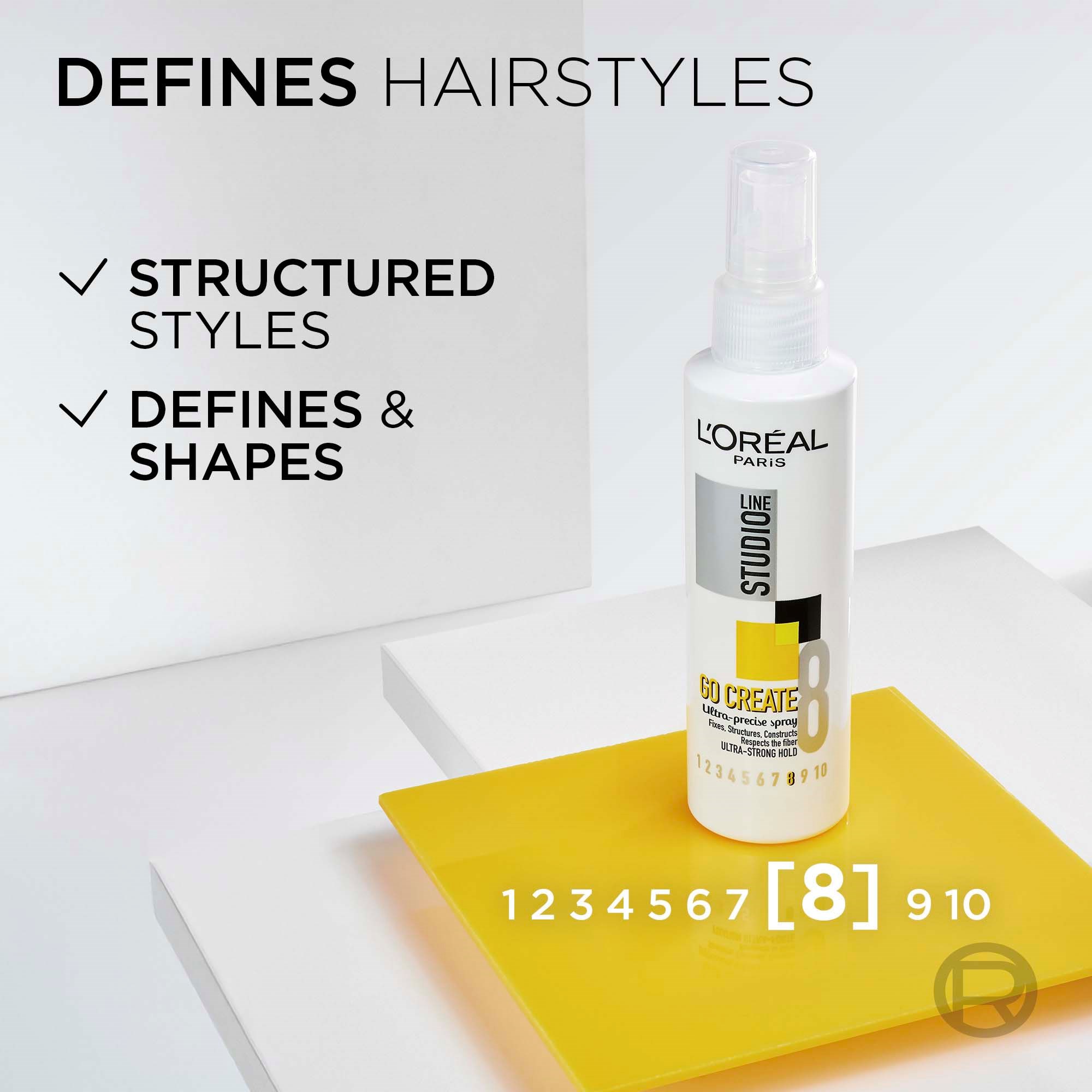 L'Oréal Paris Studio Line Go Create Ultra-Precise Spray 150 ml (obrázok 3)