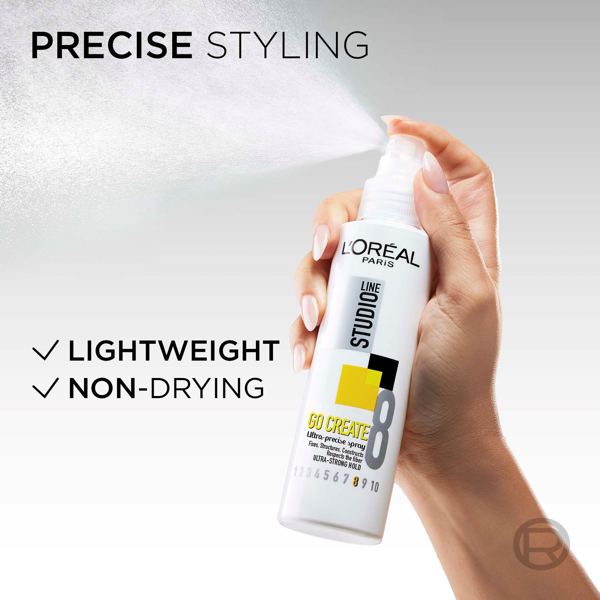 L'Oréal Paris Studio Line Go Create Ultra-Precise Spray 150 ml (obrázok 7)