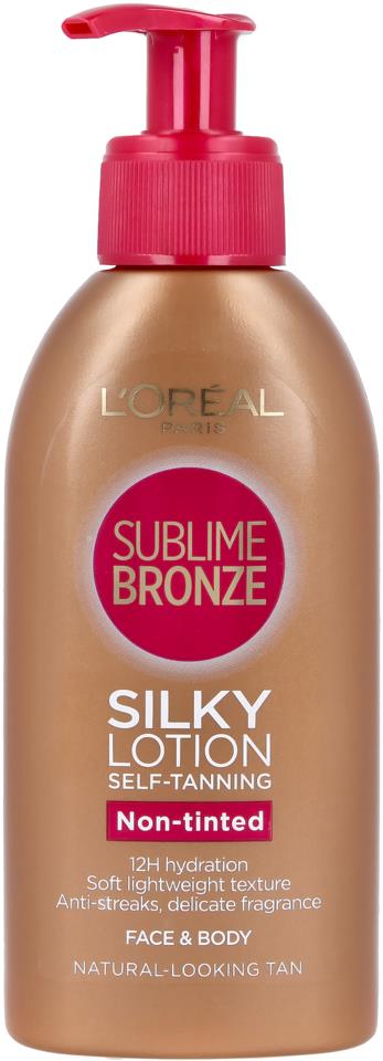 Loreal Paris Sublime Bronze Fluid Self Tanning Milk Face & Body