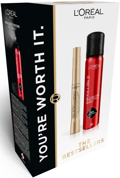 Loreal Paris Telescopic Mascara and Infaillible Setting Mist Gift Box