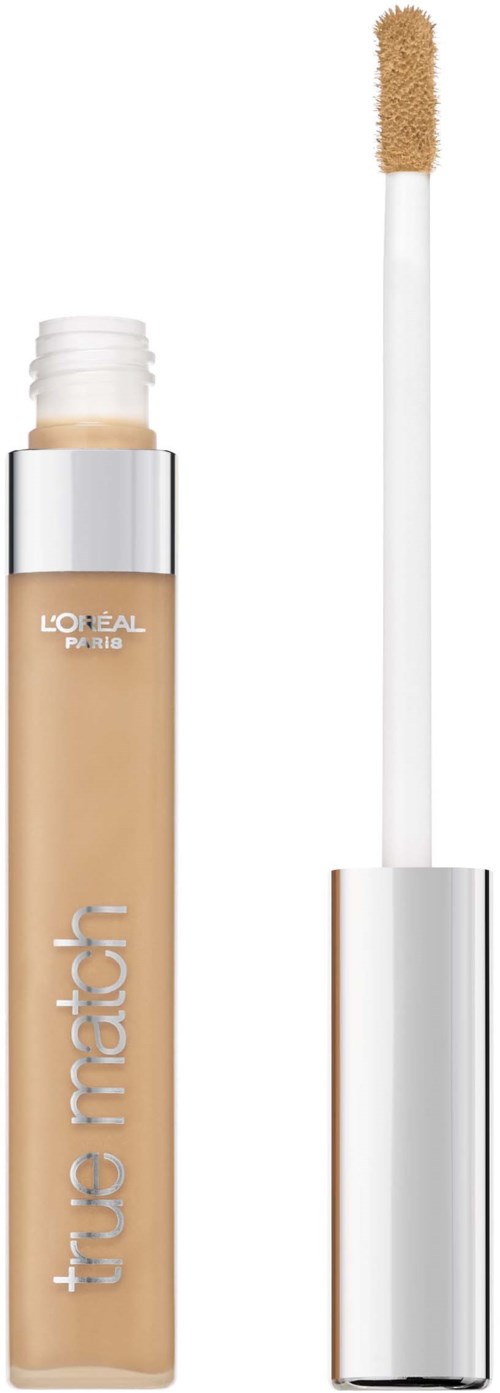 Flytande concealer med applikator, märkt 'True Match' av L'Oréal, i beige färg.