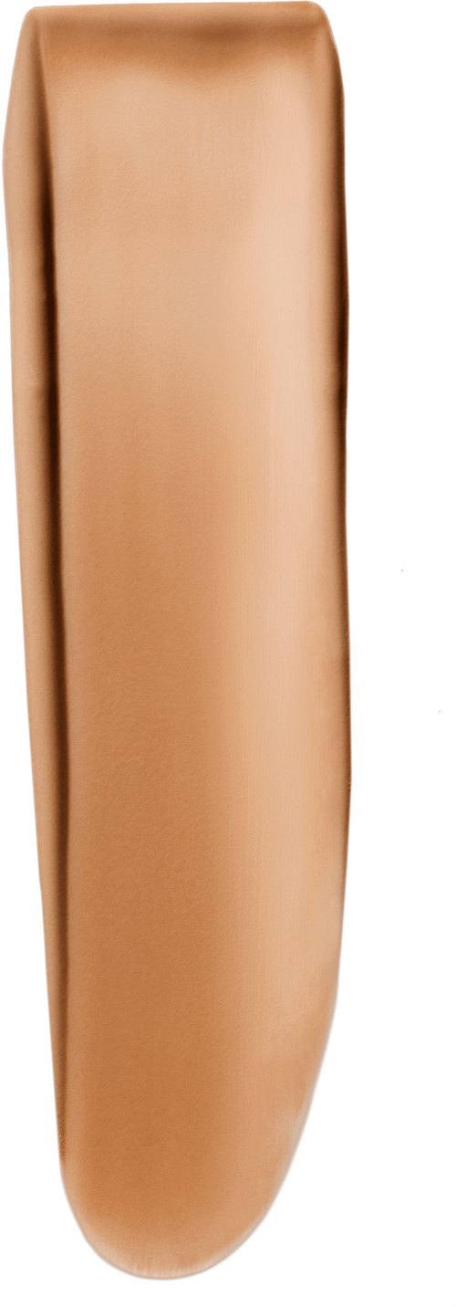 A beige, rounded, elongated shape with a smooth surface, resembling a capsule or a pill.