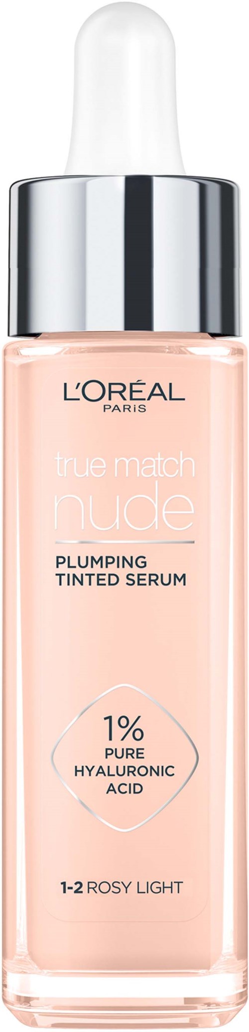 Loreal Paris True Match Nude Plumping Tinted Serum 1-2 Rosy Light