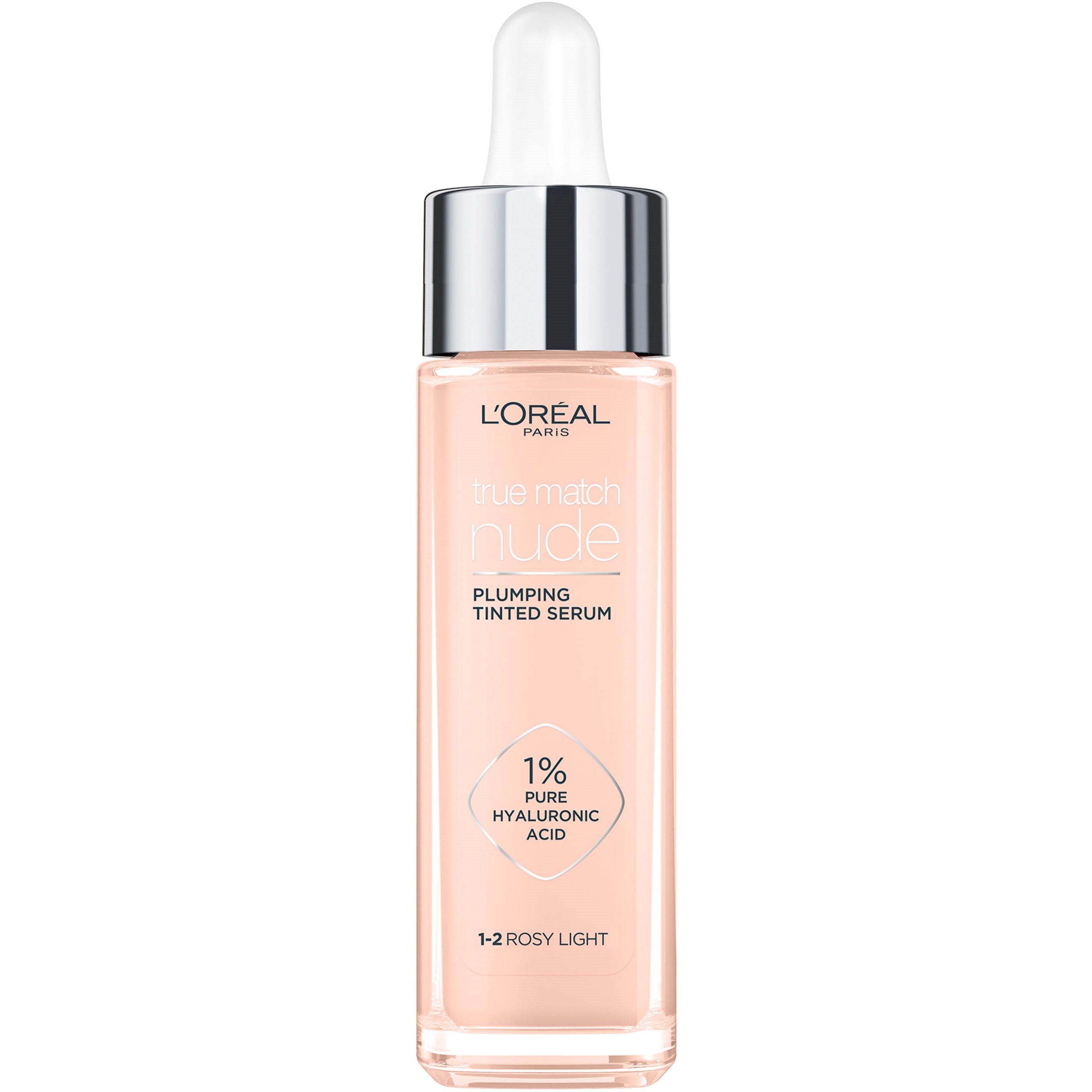 Loreal Paris True Match Nude Plumping Tinted Serum 1-2 Rosy Light