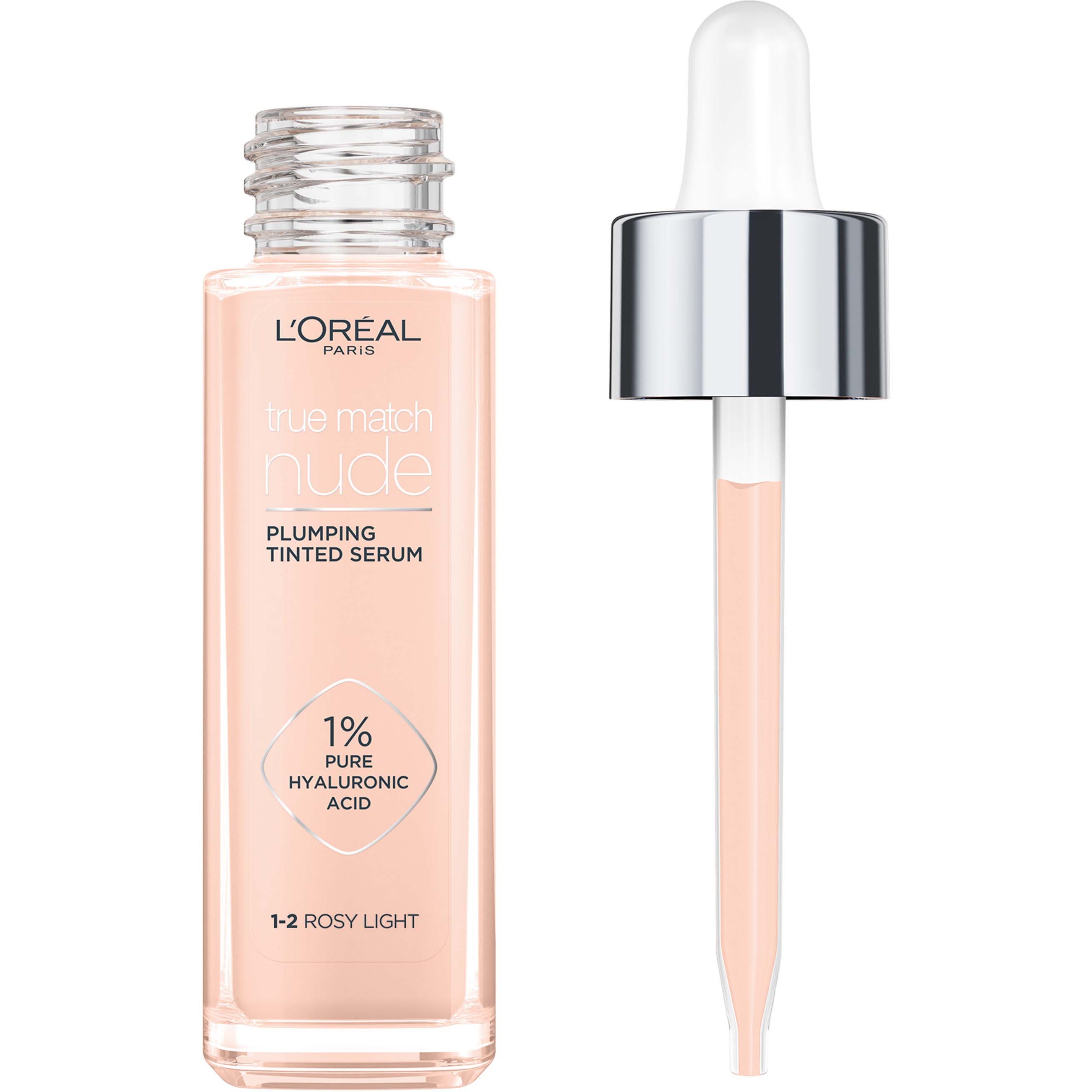 L'Oréal Paris True Match Nude Plumping Tinted Serum 1-2 Rosy Light (obrázok 3)