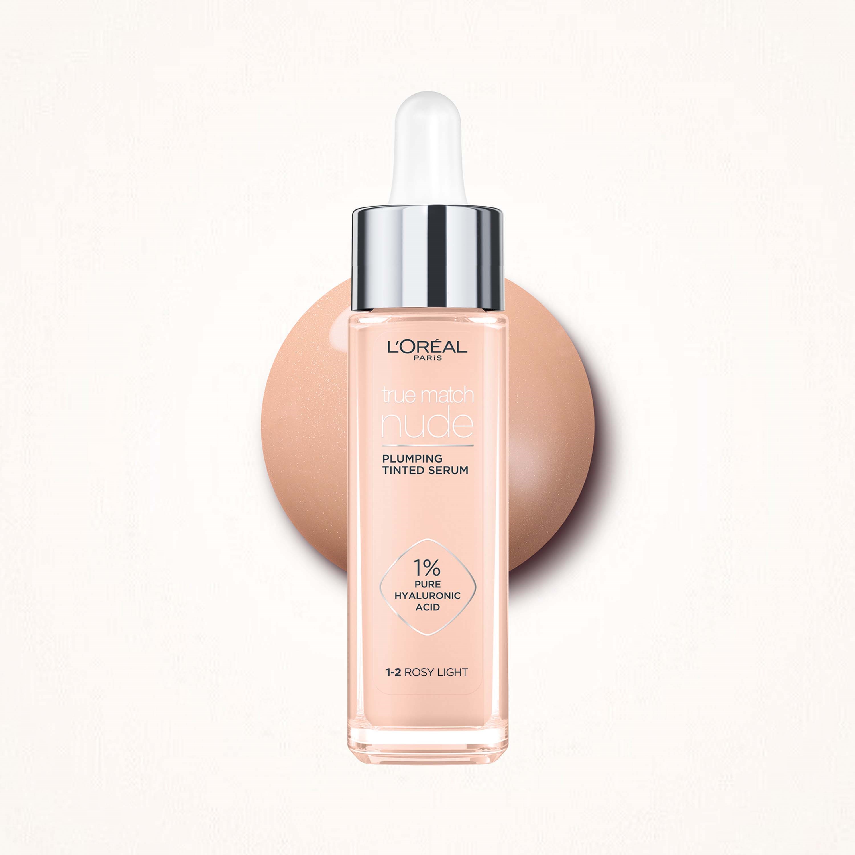 L'Oréal Paris True Match Nude Plumping Tinted Serum 1-2 Rosy Light (obrázok 4)