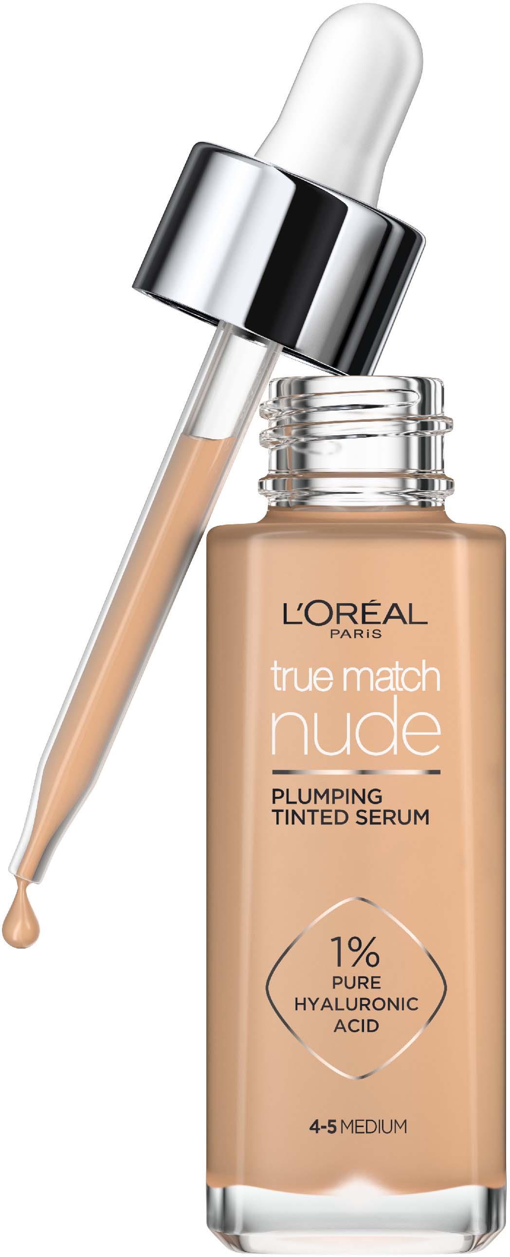 Loreal Paris True Match Nude Plumping Tinted Serum Foundation, 1%