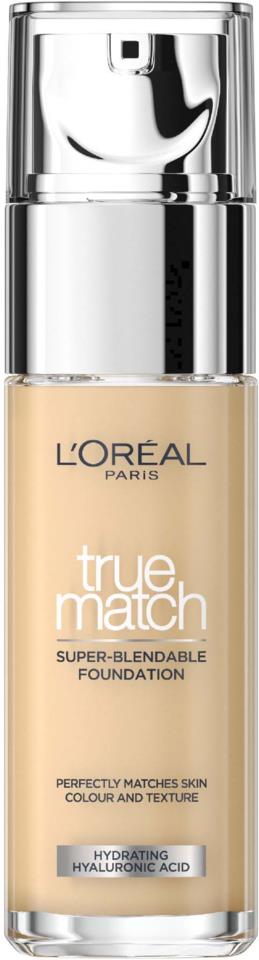 L'Oréal Paris True Match Super-Blendable Foundation 1.D/1. Ivoire Dore/Golden Ivory 30 ml