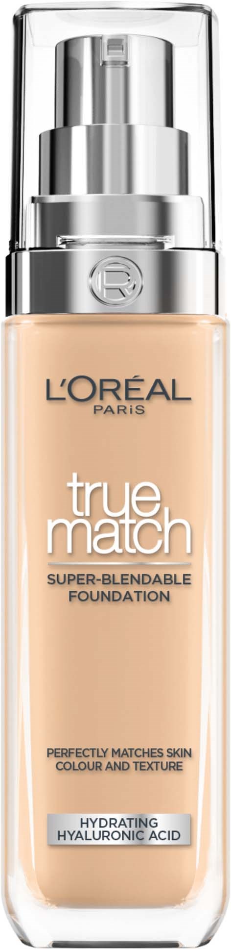 Loreal Paris True Match Super-Blendable Foundation With Hyaluronic Acid 3.W