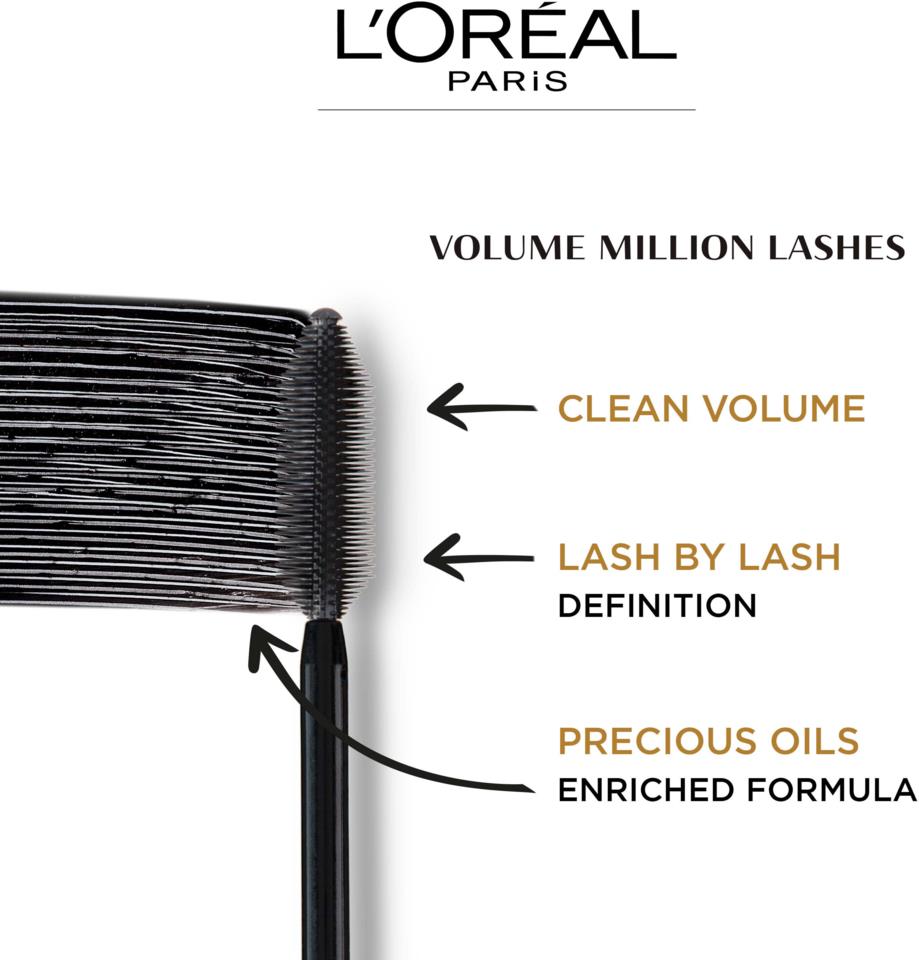 L'Oréal Paris Volume Million Lashes Mascara 3 Black 10,7 ml
