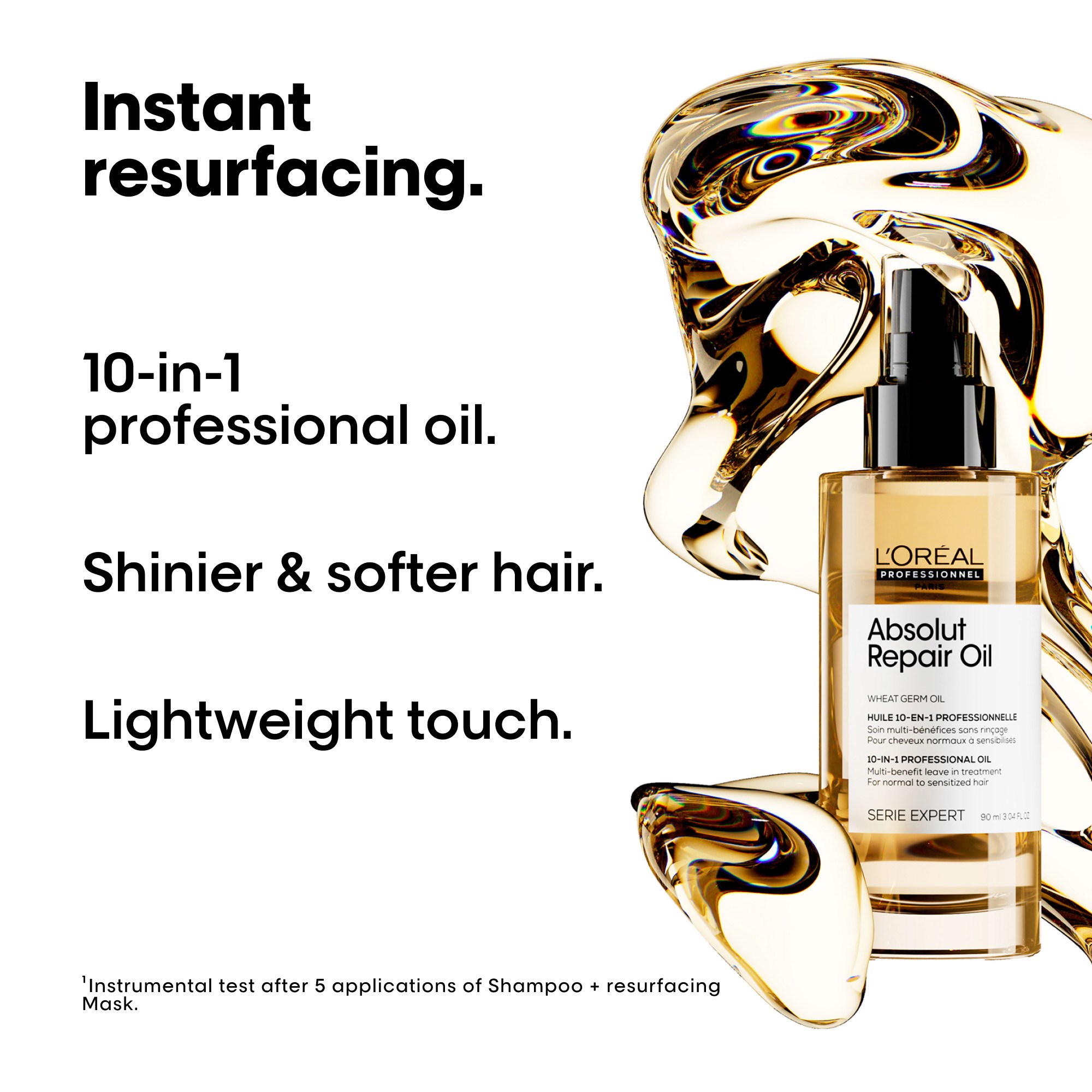 Alternativ bild 1 för Loreal Absolut Repair Oil 10-In-1 Professional Oil 90 ml