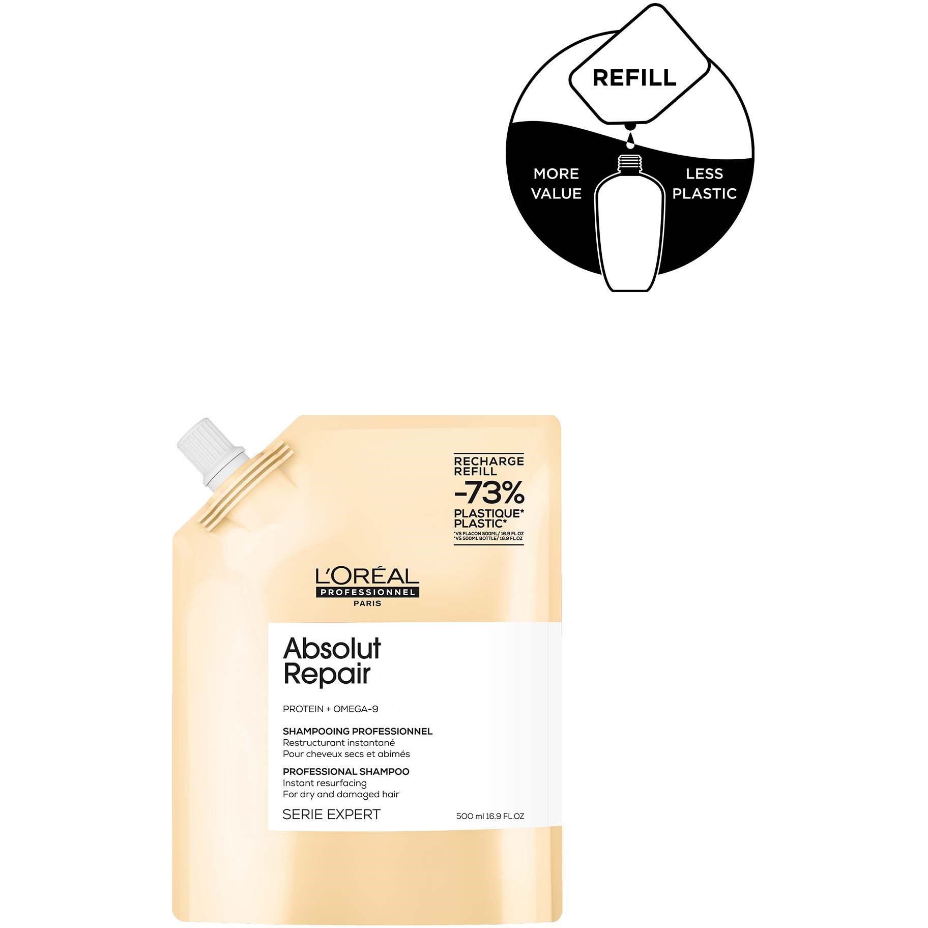 Alternativ bild 1 för L'Oréal Professionnel Absolut Repair Absolut Repair Gold Shampoo Refil