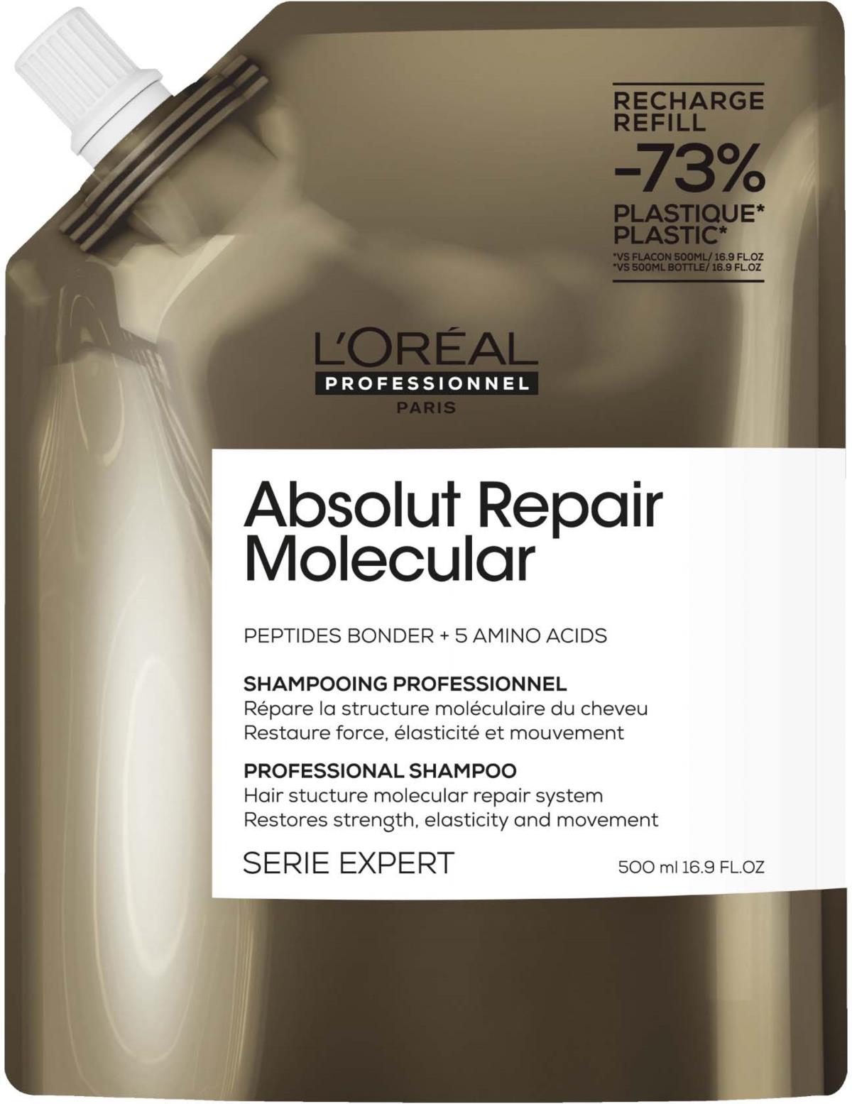L'Oréal Professionnel Absolut Repair Molecular Absolut Repair Molecular Shampoo Refill 500 ml