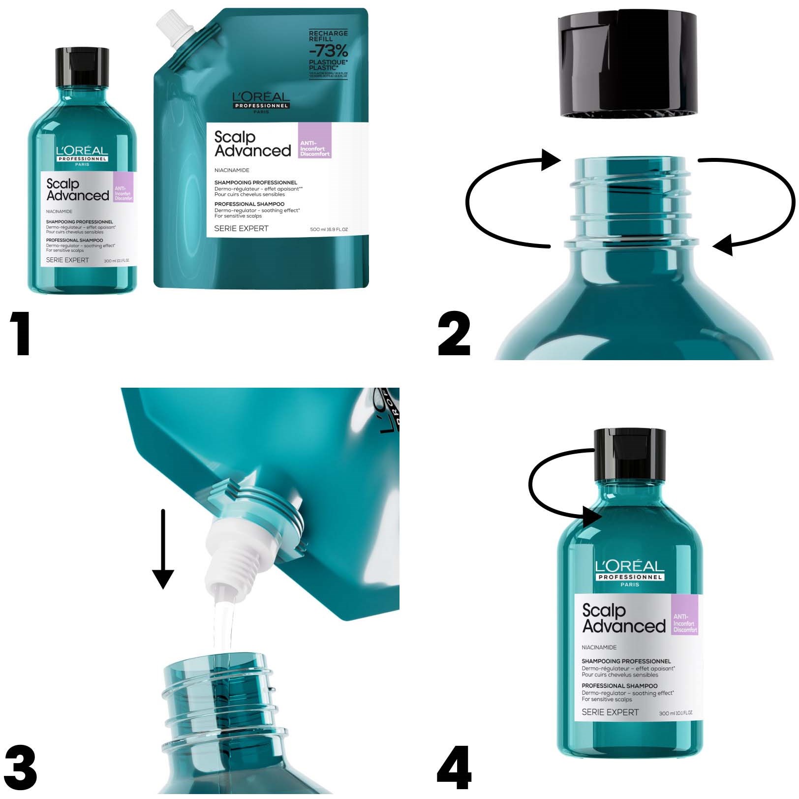 L'Oréal Professionnel Scalp Advanced Anti-Discomfort Shampoo Refill (obrázok 7)