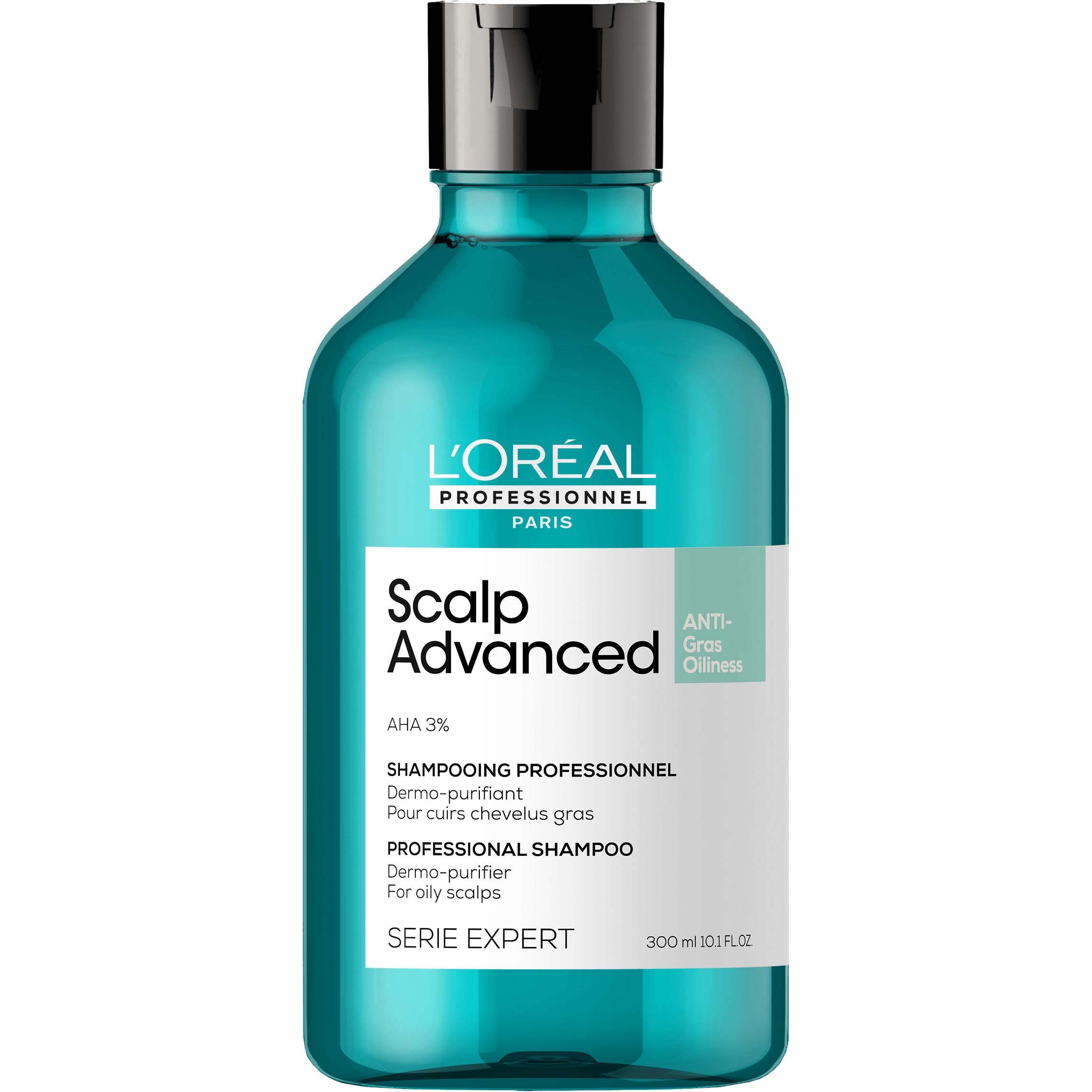 Läs mer om LOréal Professionnel Scalp Advanced Anti-Oiliness Shampoo 300 ml