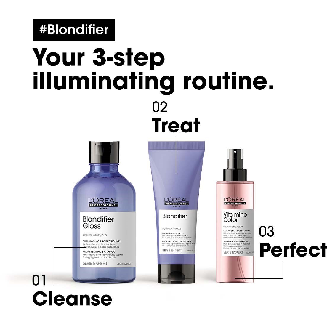 L'Oréal Professionnel Blondifier Serie Expert Professional Conditioner (zdjęcie 3)