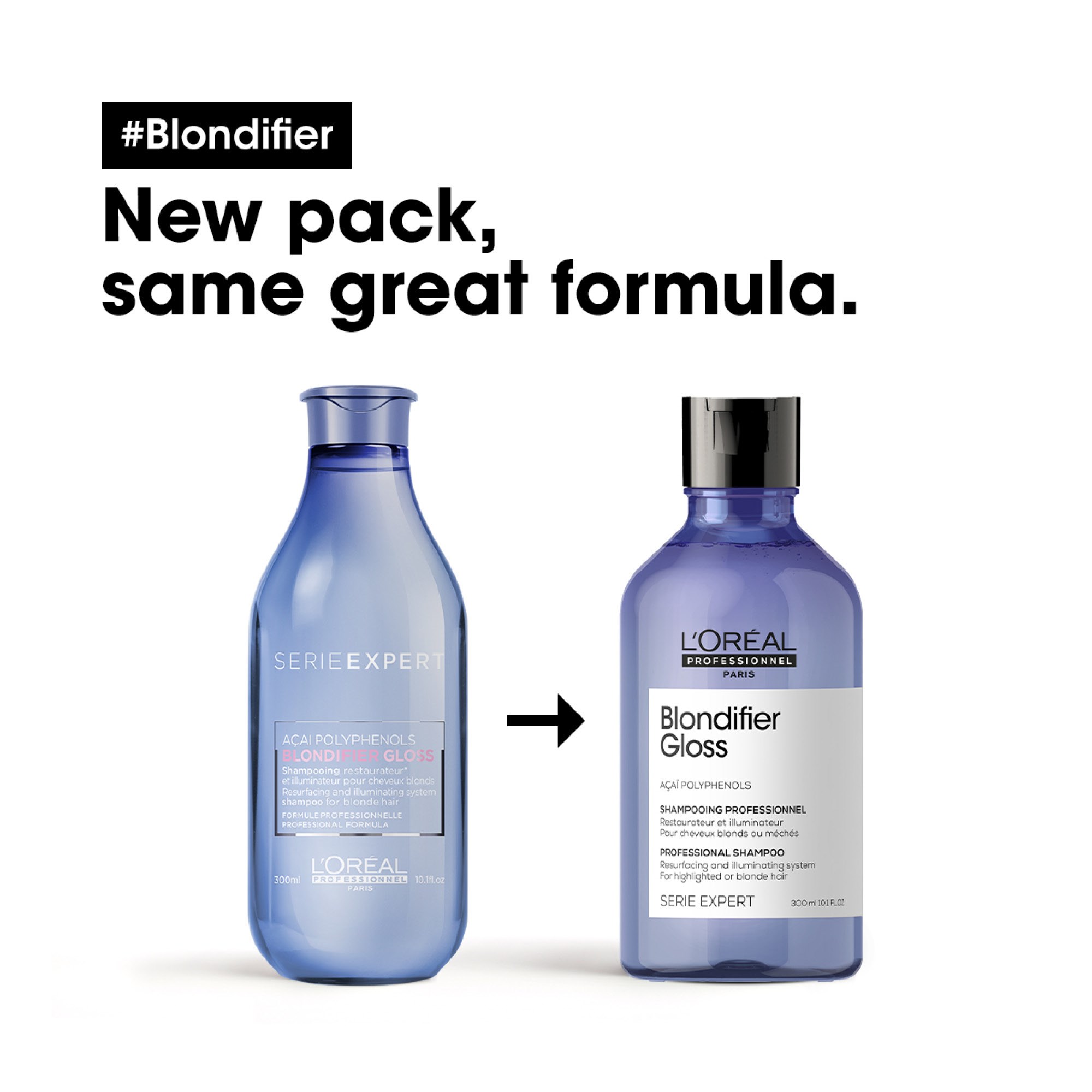 Alternativ bild 1 för Loreal Blondifier Gloss Shampoo 300 ml