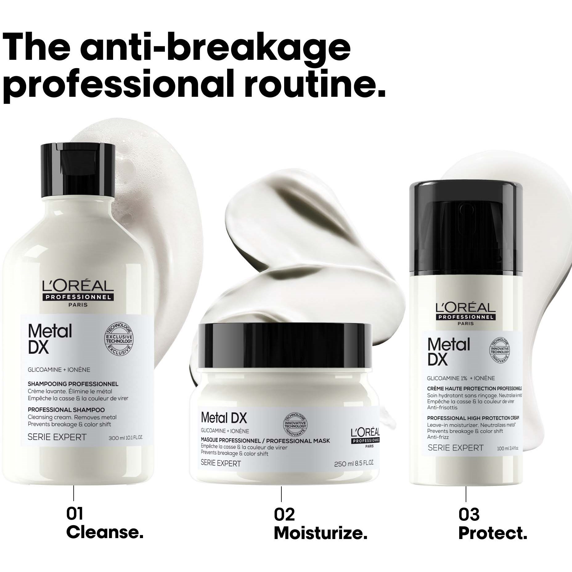 L'Oréal Professionnel Metal DX Serie Expert Cream Leave-In 100 ml (obrázok 4)