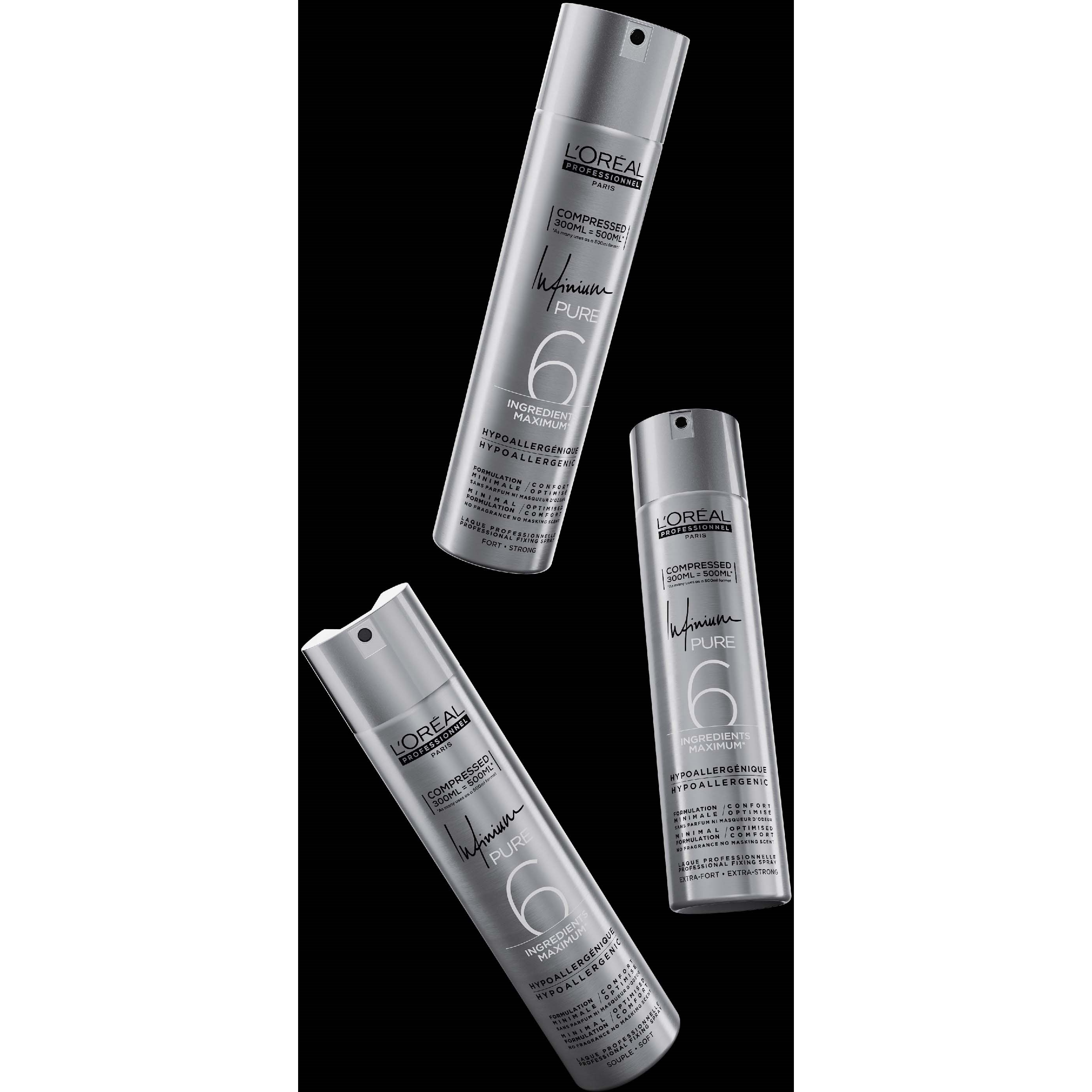 L'Oréal Professionnel Infinium Pure Strong Hairspray 300 ml (obrázok 5)