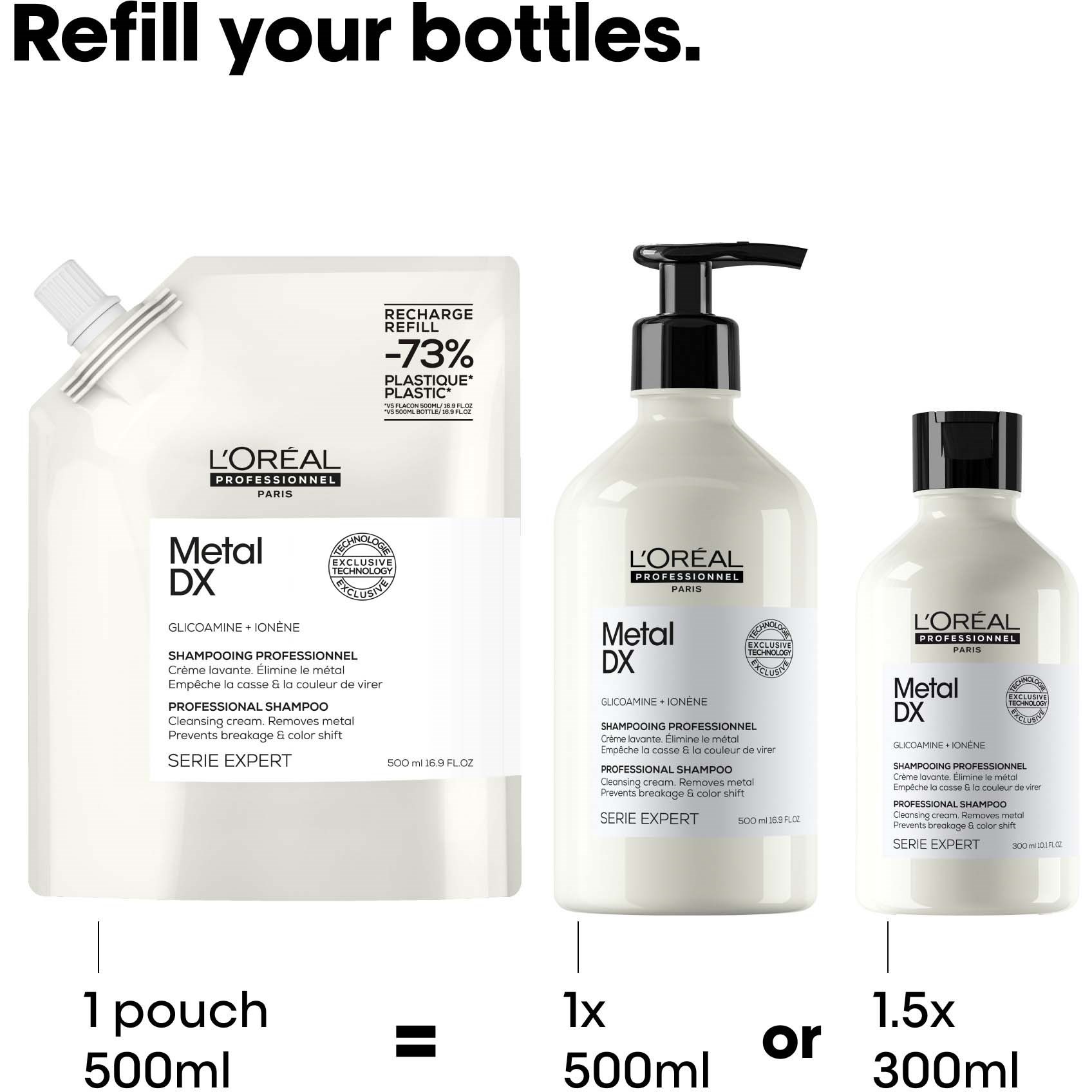 L'Oréal Professionnel Metal DX Metal DX Shampoo Refill 500 ml (obrázok 3)