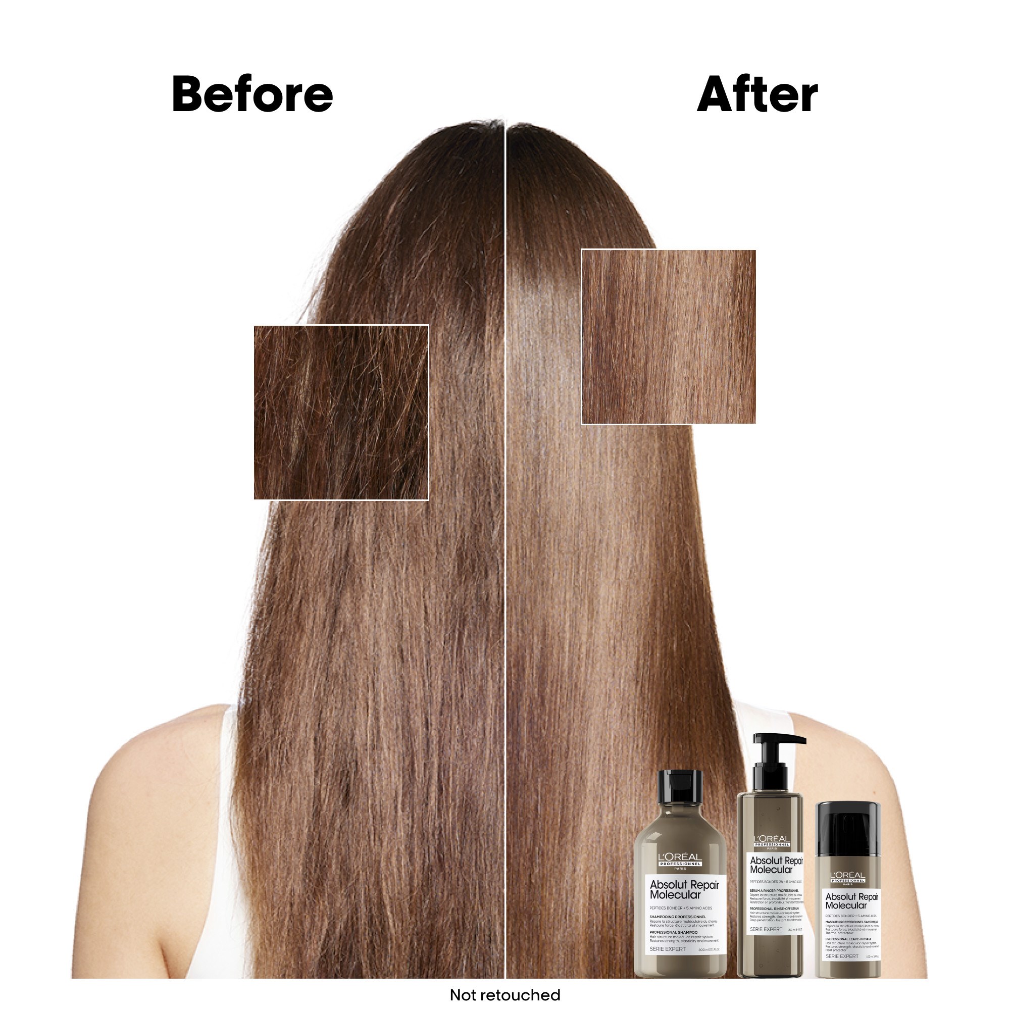 L'Oréal Professionnel Absolut Repair Molecular Rinse-off Serum 250 ml (zdjęcie 5)