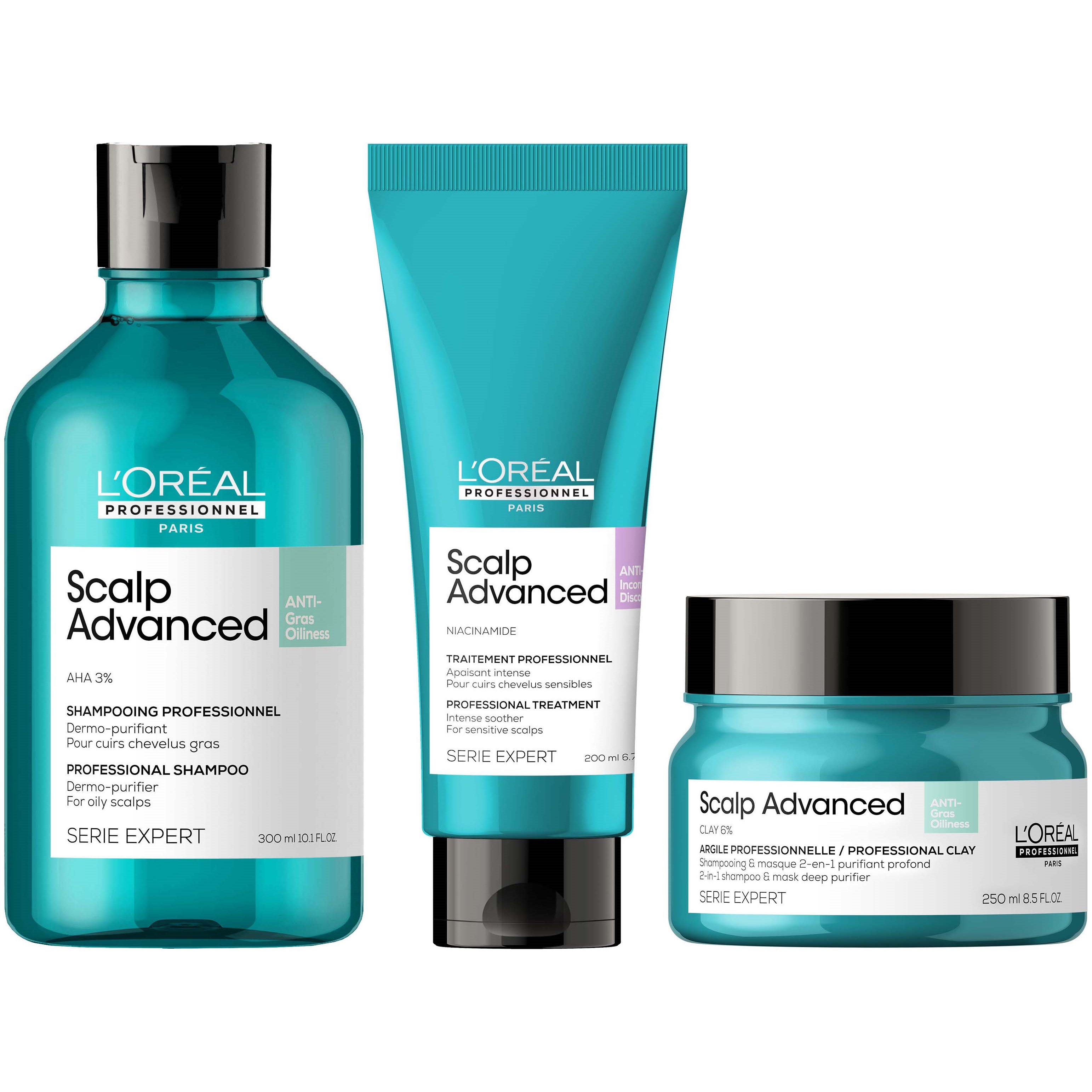L'Oréal Professionnel Scalp Advanced For Oily Scalp Trio