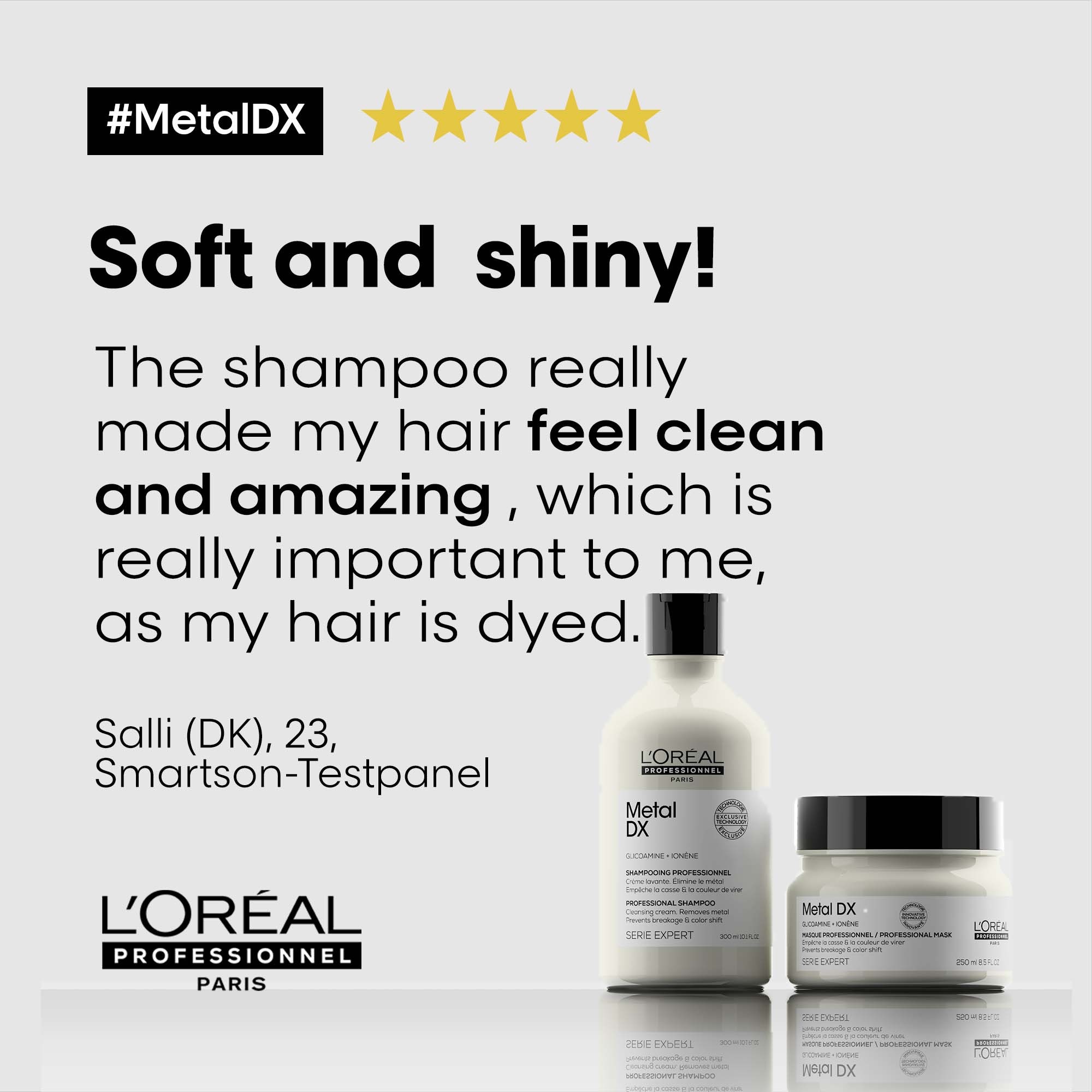 L'Oréal Professionnel Metal DX Serie Expert Shampoo 500 ml 500 ml (obrázok 4)
