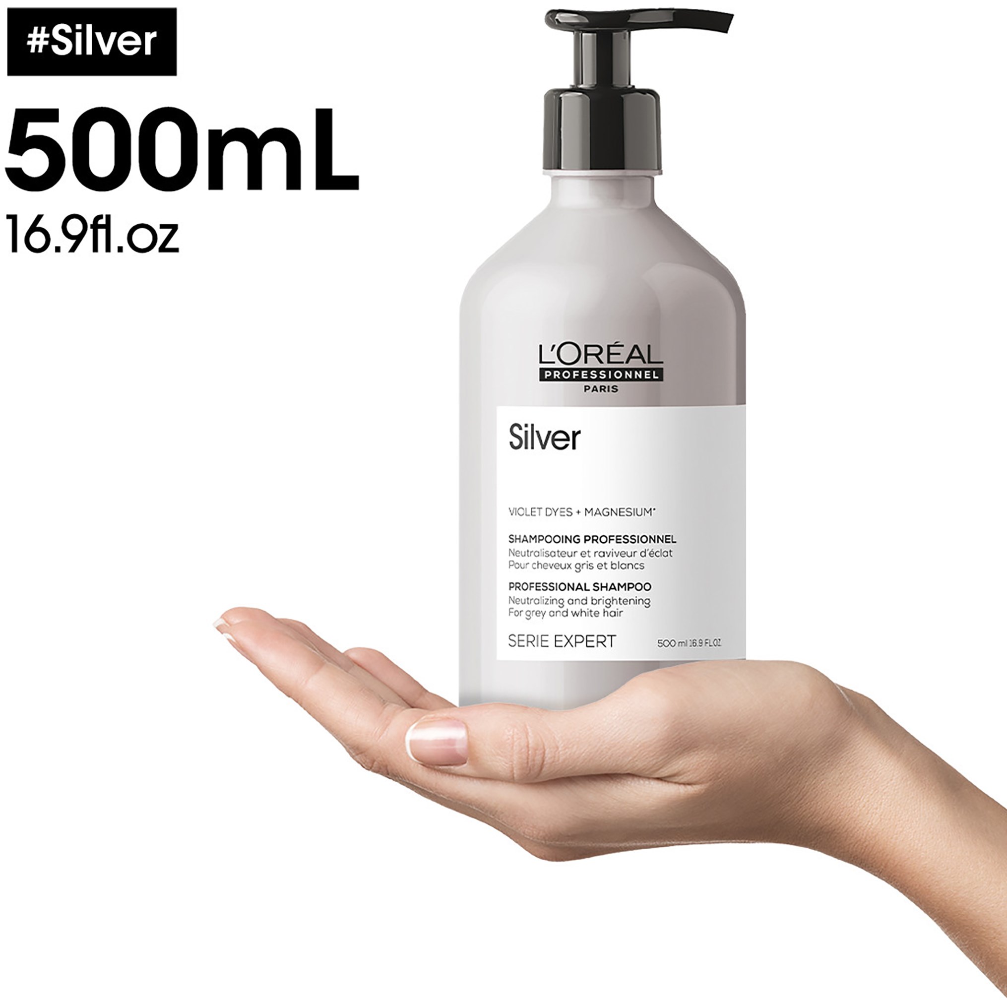 L'Oréal Professionnel Silver Serie Expert Professional Shampoo 500 ml (obrázok 4)