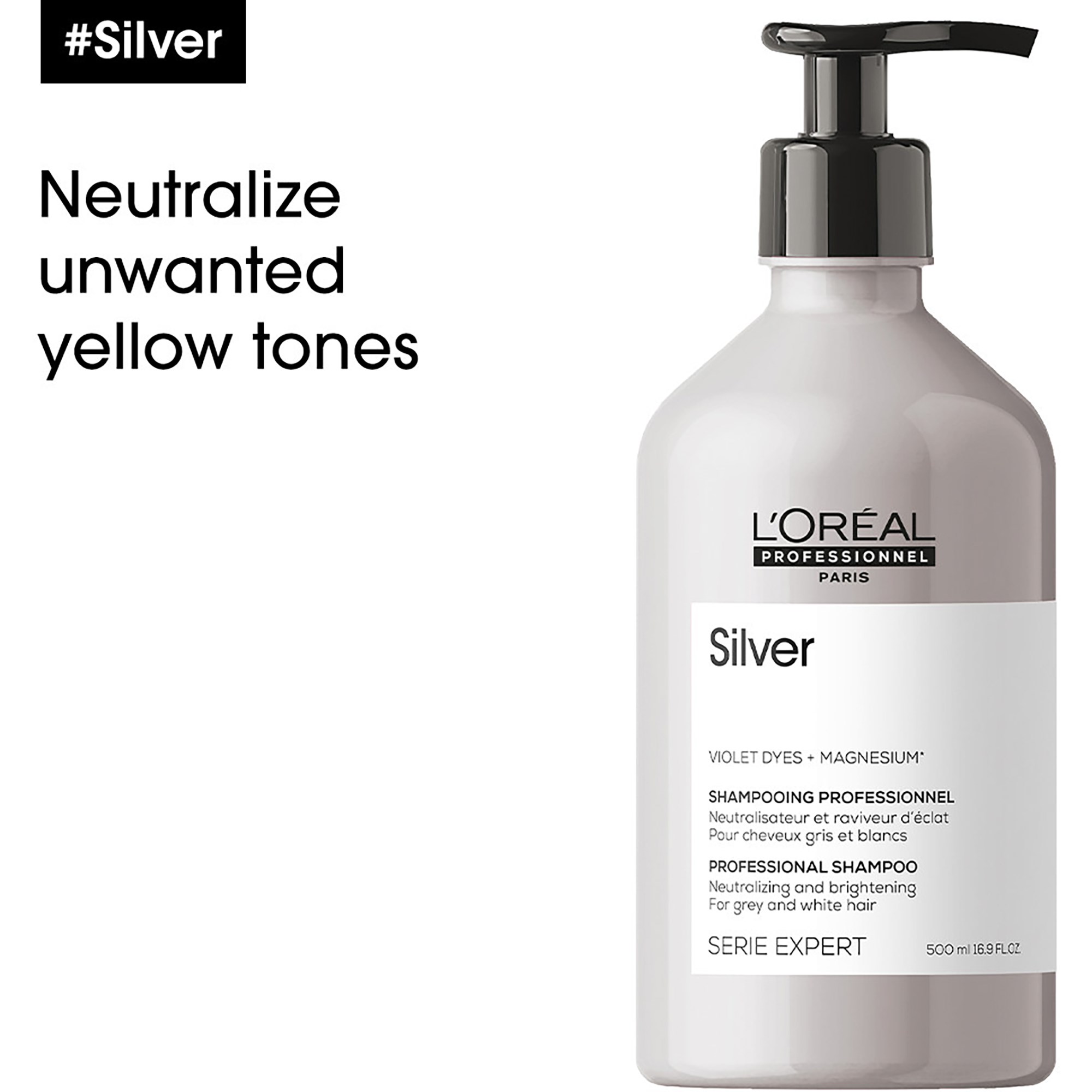 L'Oréal Professionnel Silver Serie Expert Professional Shampoo 500 ml (obrázok 5)