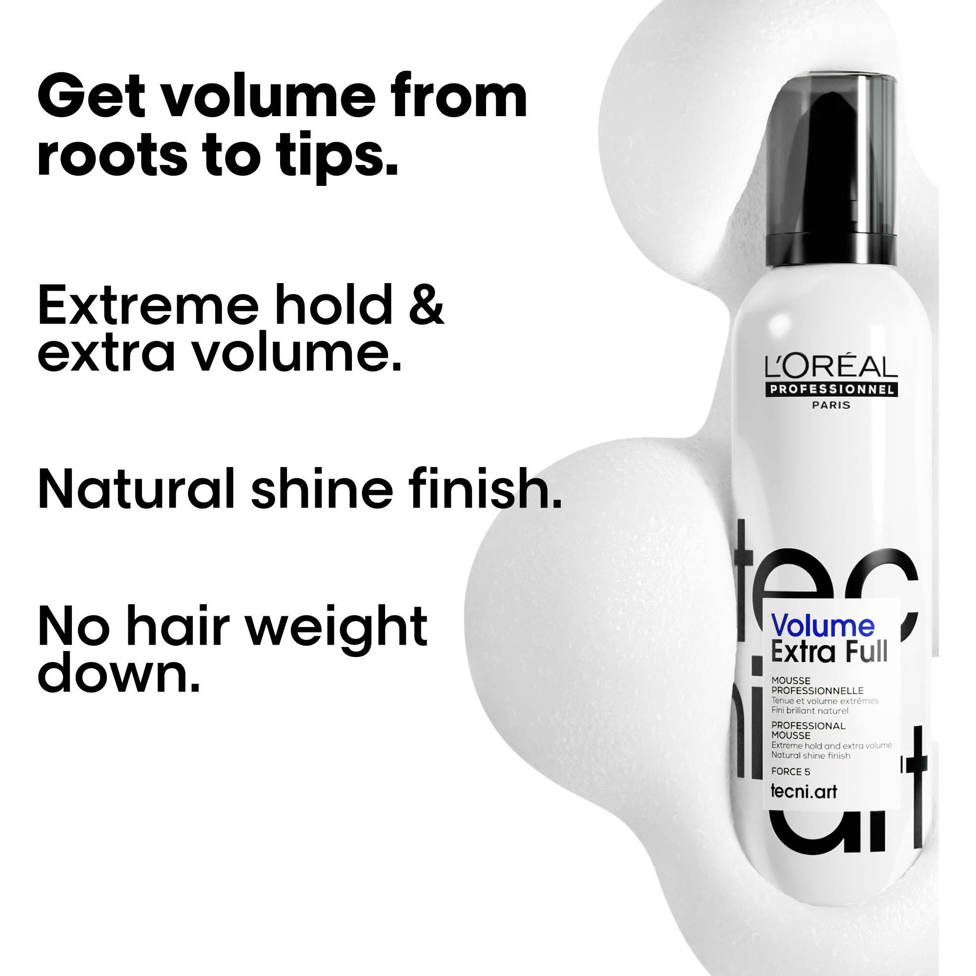 L'Oréal Professionnel Tecni.Art Full Volume Extra Mousse 250 ml (obrázok 3)