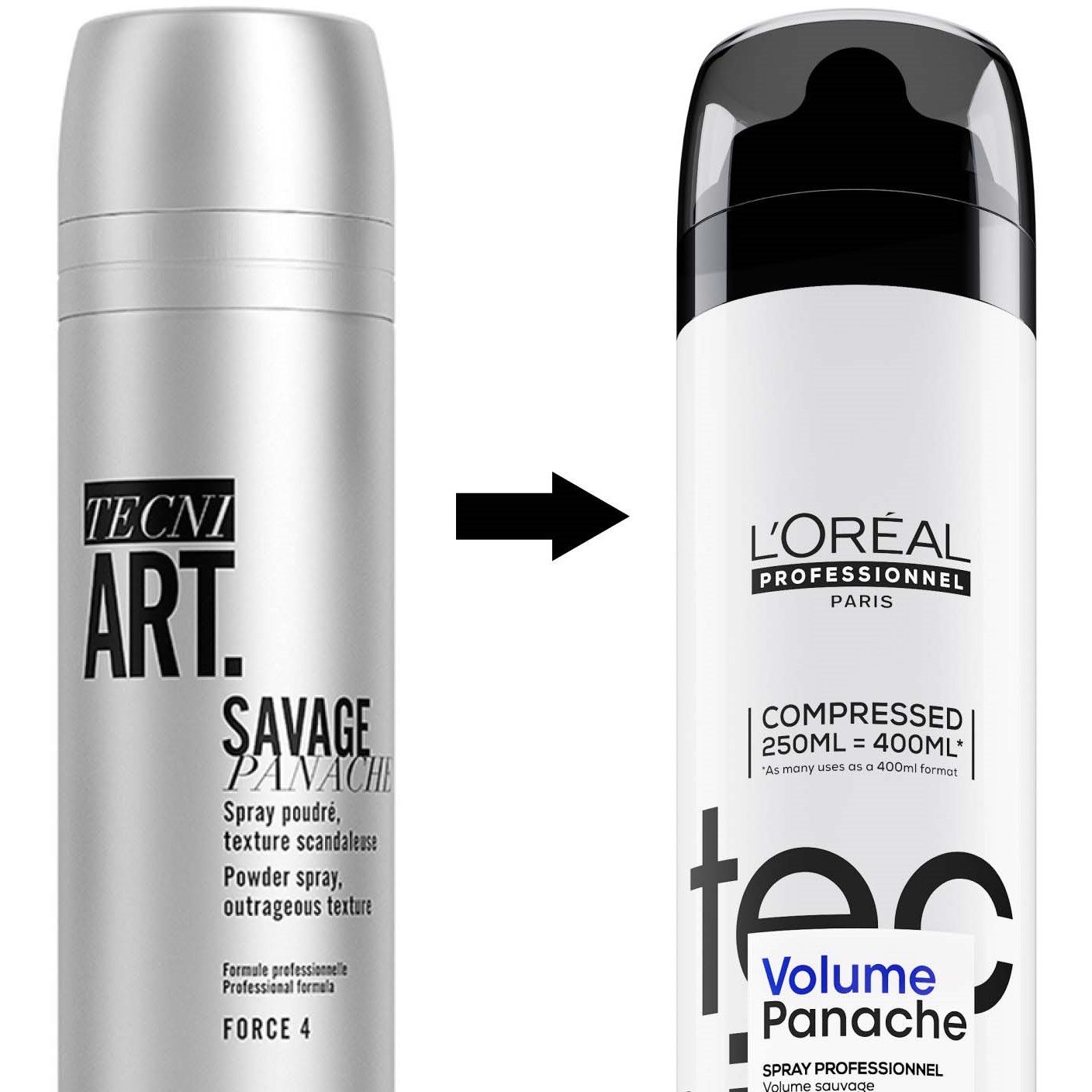 Alternativ bild 1 för Loreal Tecni.art Savage Panache Pure 250 ml