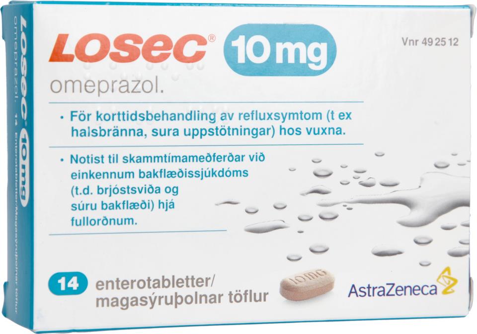 Losec Mups Tablett 10 mg 2x7