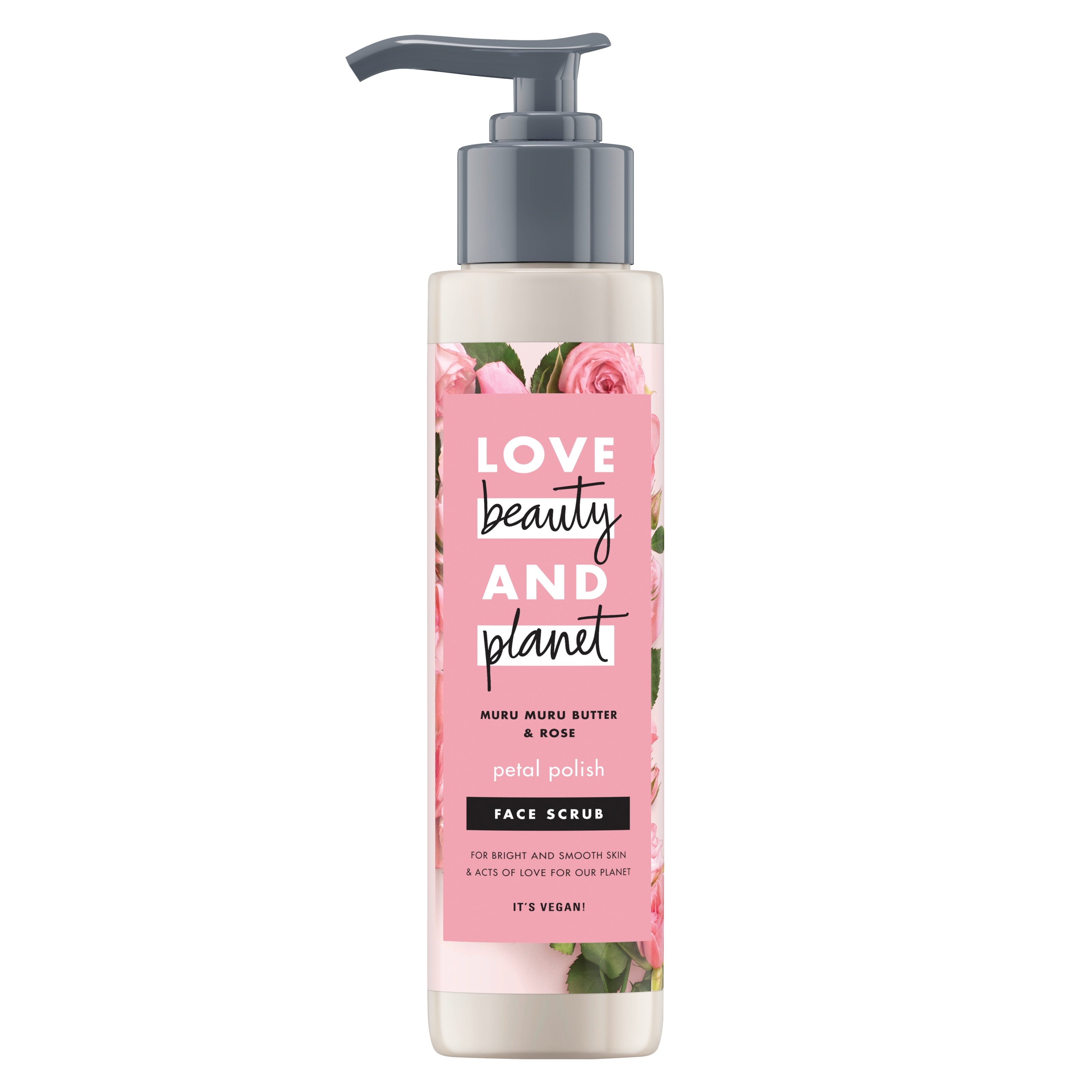 Love Beauty & Planet Muru Muru Butter & Rose Petal Polish Face Scrub