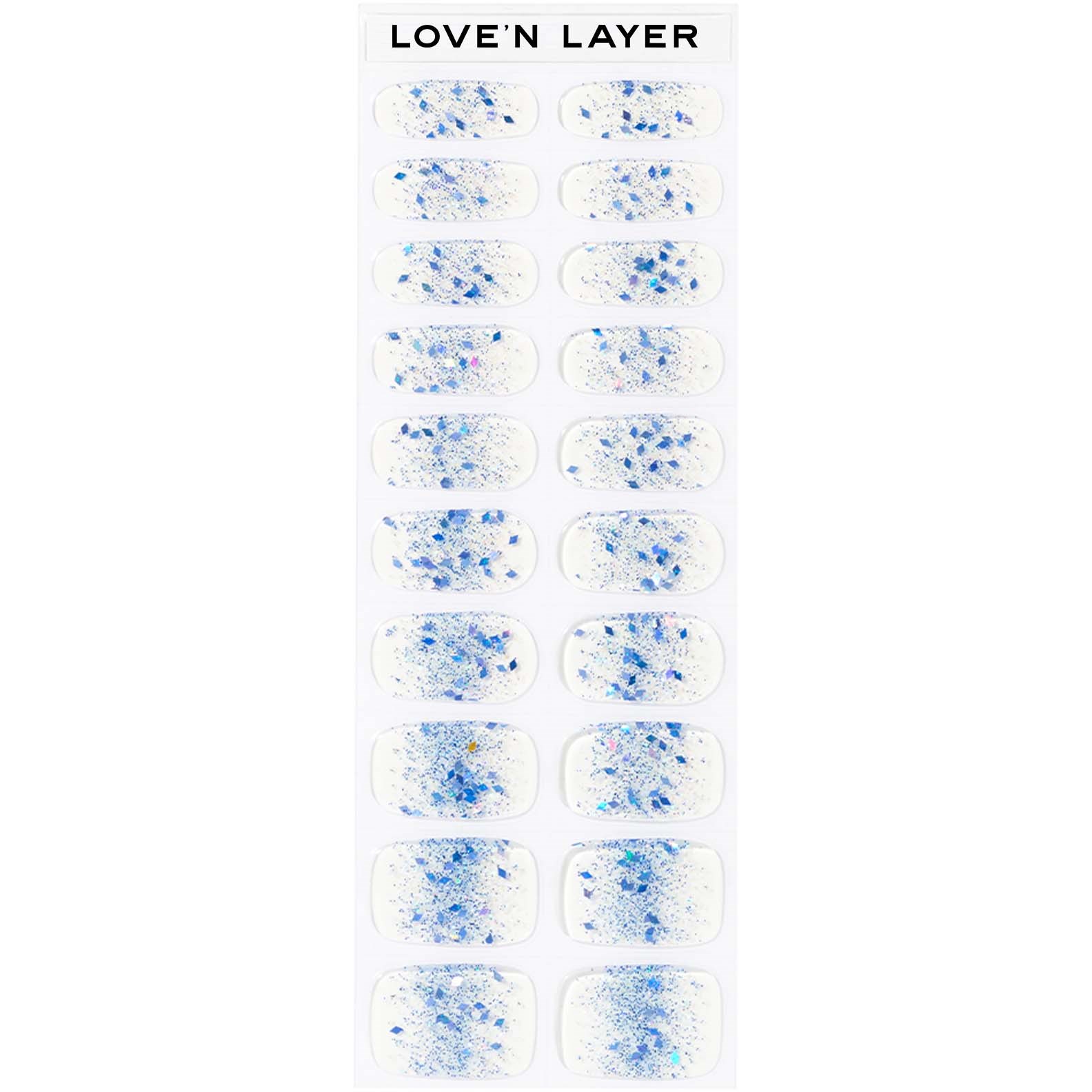 Loven Layer Love Note Funky Sparkle Blue