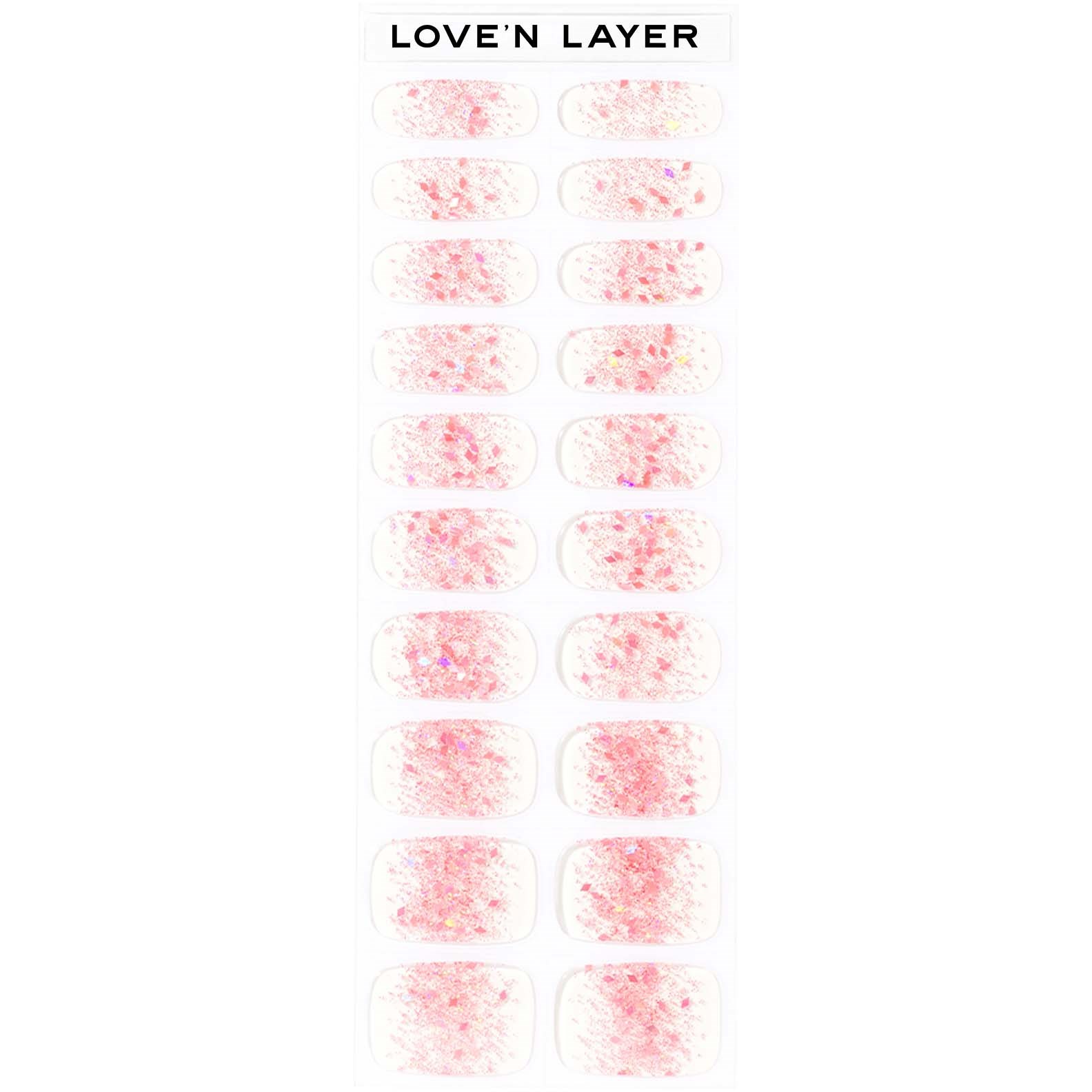 Loven Layer Love Note Funky Sparkle Pink
