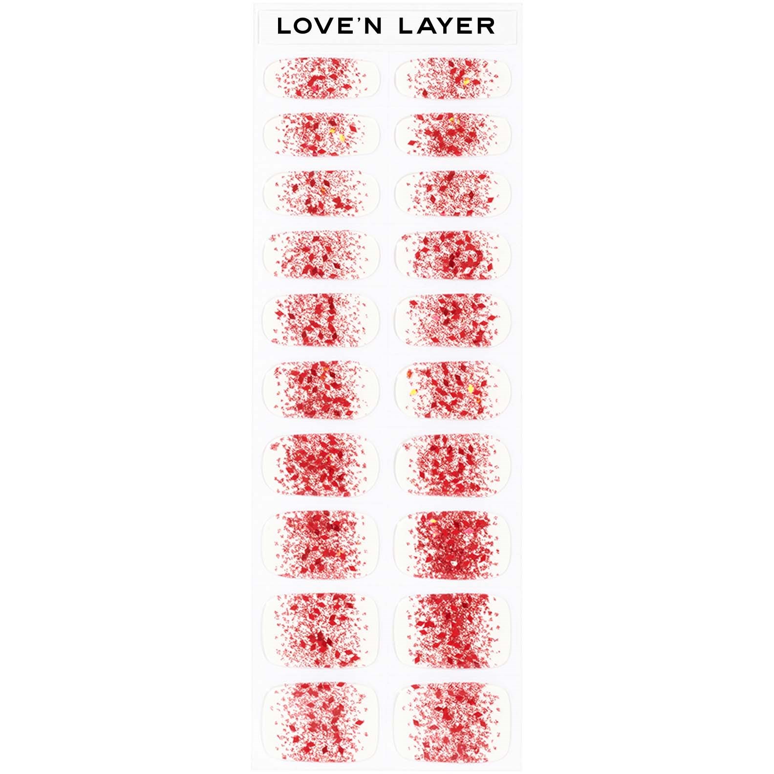 Läs mer om Loven Layer Love Note Funky Sparkle Red
