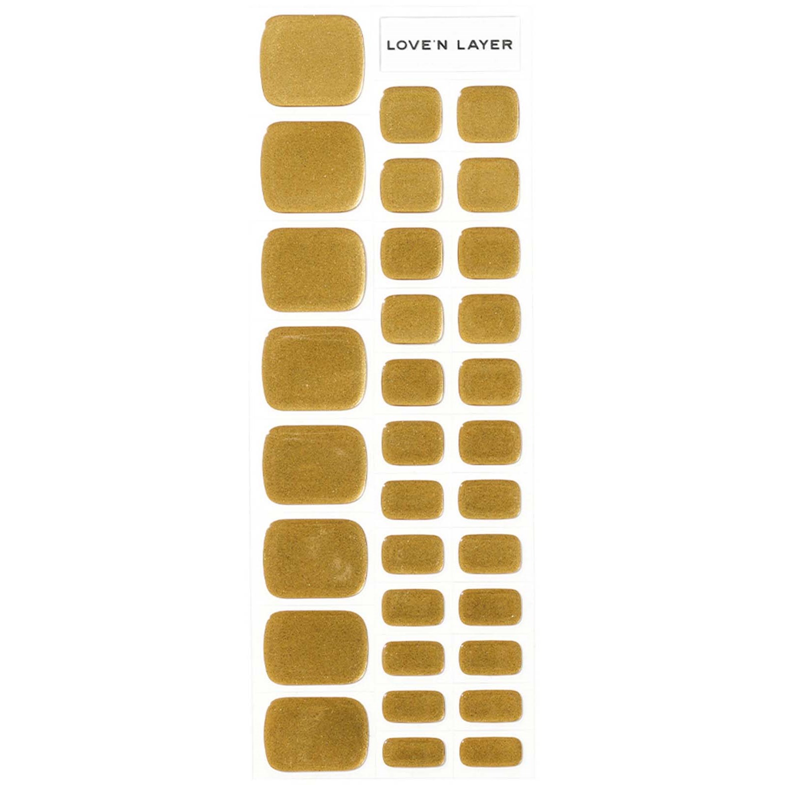 Läs mer om Loven Layer Metallic Toe Shiny Gold
