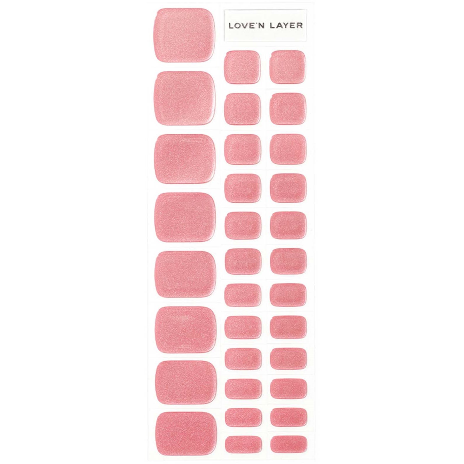 Läs mer om Loven Layer Metallic Toe Summer Pink
