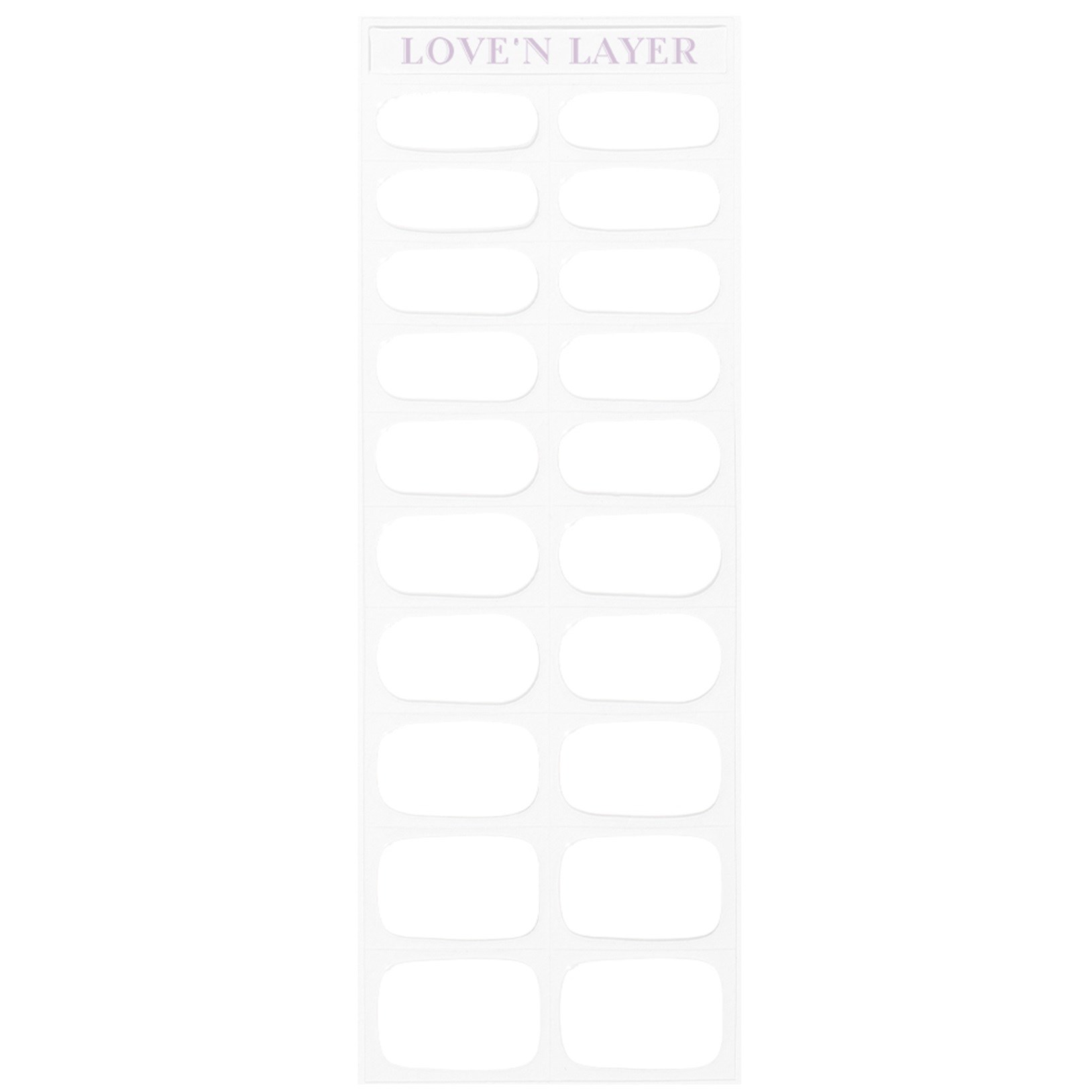 Love’n Layer   Solid Layers Bright White