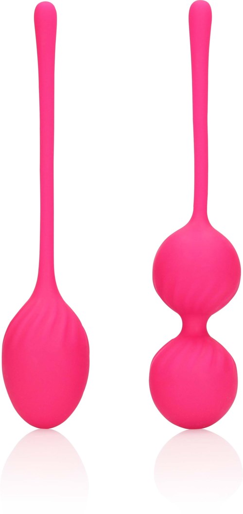 Loveline 2 Piece Thumping Kegel Ball Set - Wild Strawberry