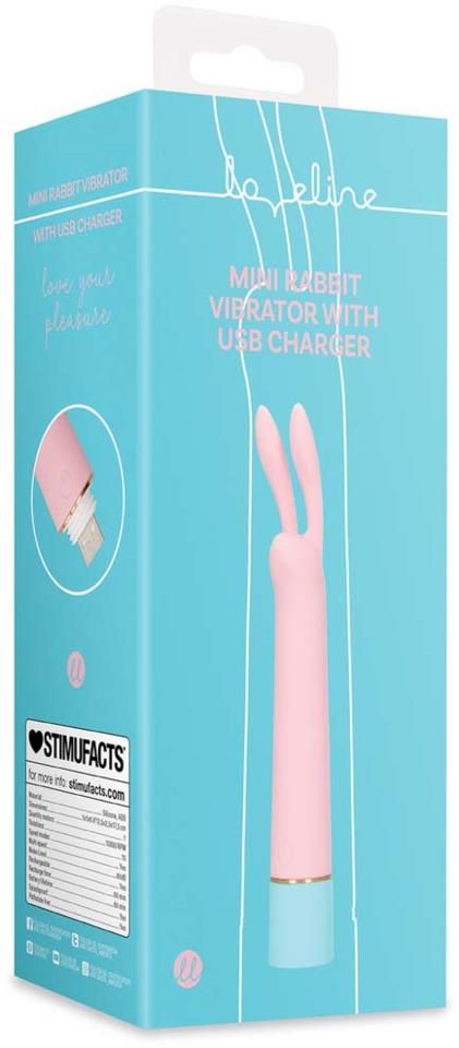 Loveline Mini Rabbit Vibrator with USB Charger - Cherry Chiffon | lyko.com Loveline Mini Rabbit Vibrator with USB Charger - Cherry Chiffon | lyko.com
