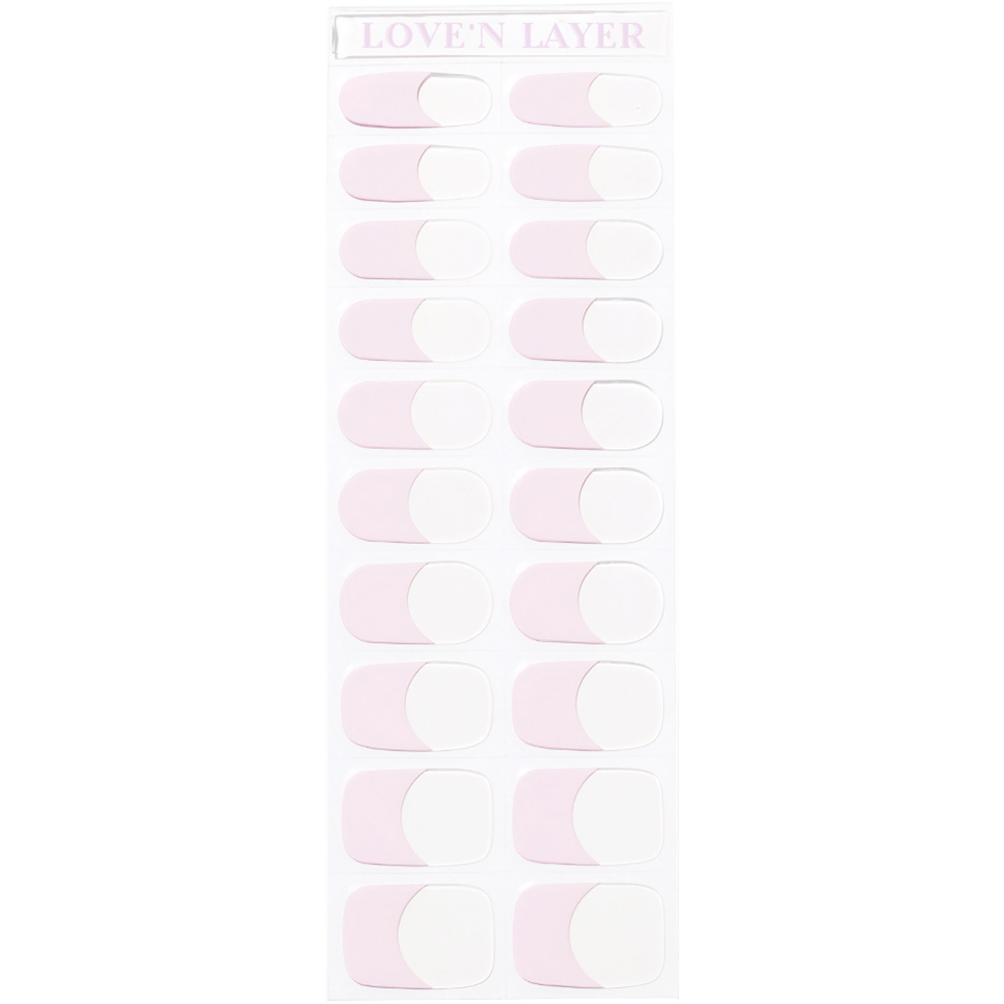 Love'n Layer   French Manicure Layers Light Purple
