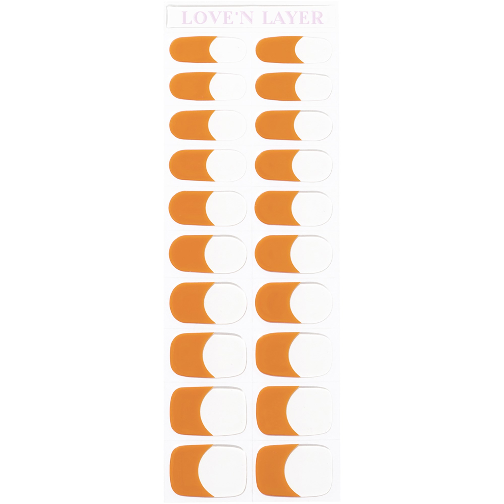 Läs mer om Loven Layer French Manicure Layers Rusty Orange