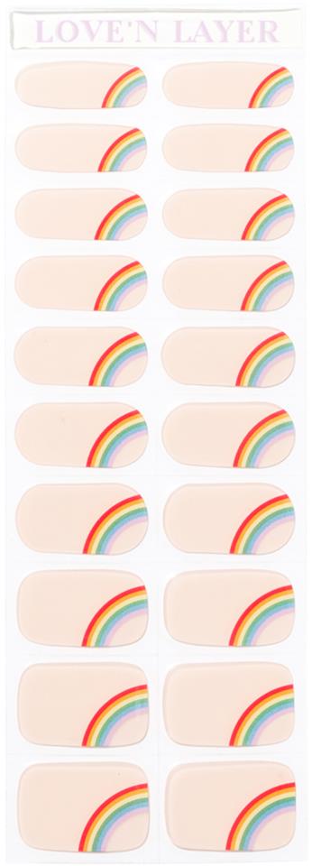 Love'n Layer 21´Essential Layers Proud Rainbow Semi Transparent Multi Color