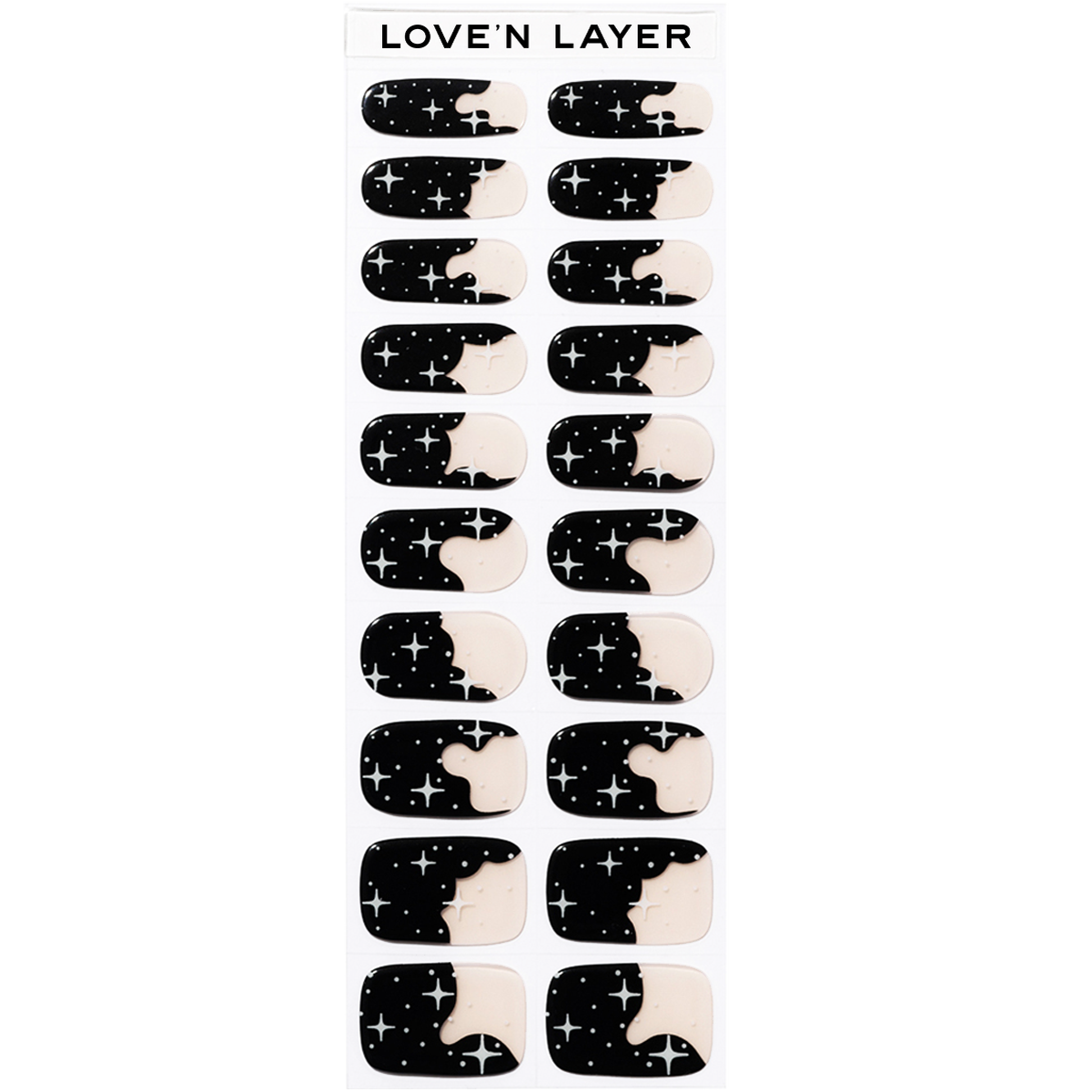 Produktfoto för Love'n Layer Winter night sky black 20 st