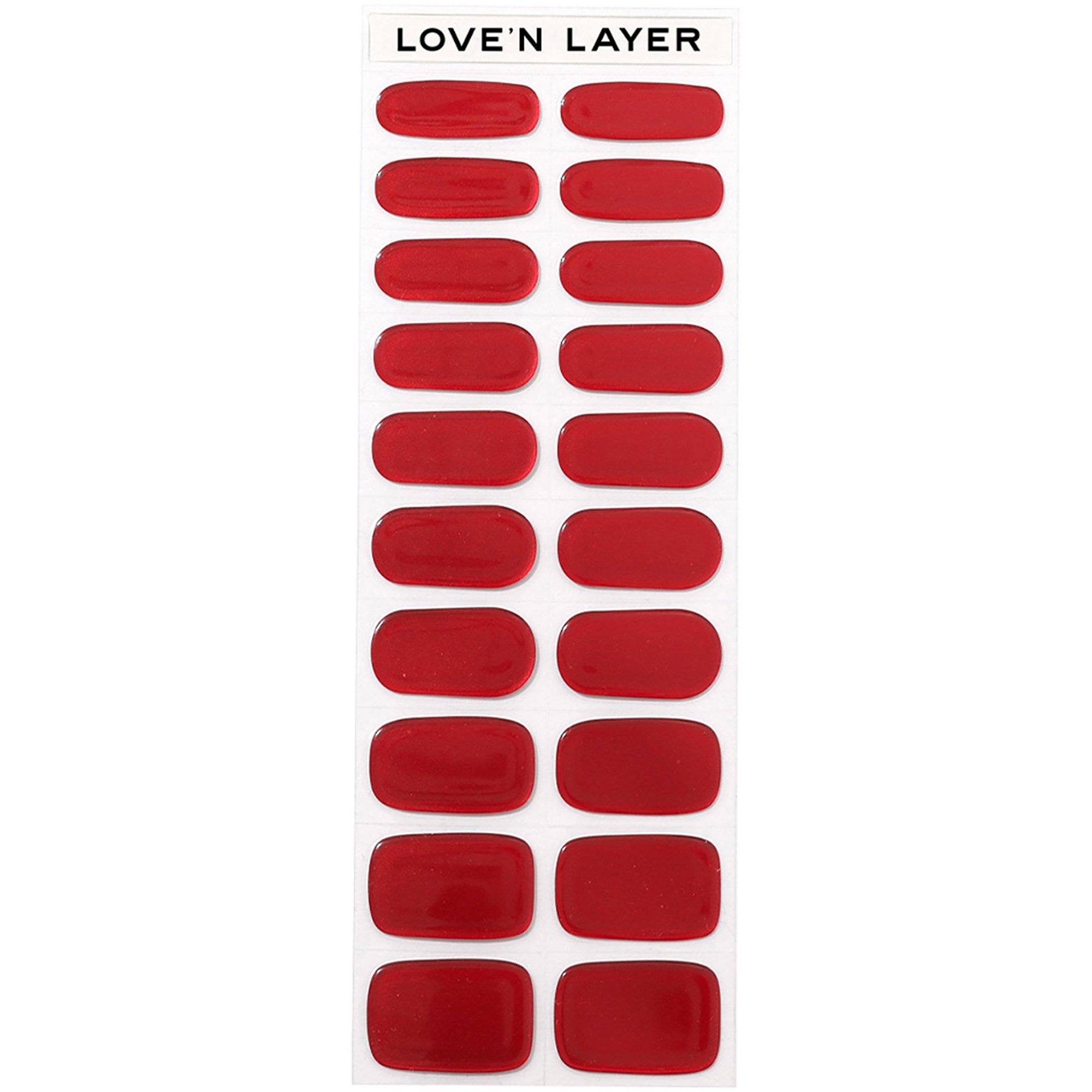 Läs mer om Loven Layer Dark Days 23 Metallic Holiday Red