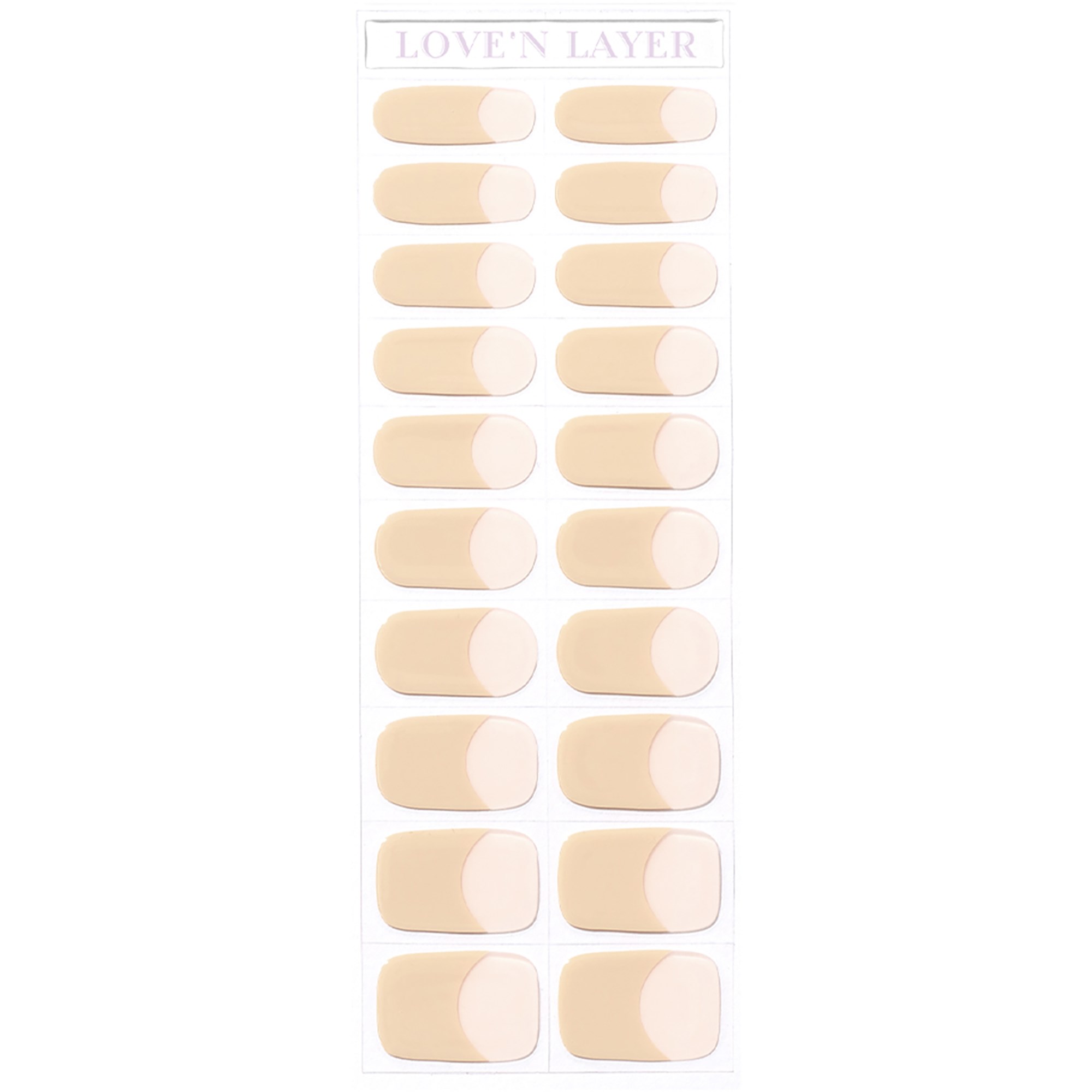 Love’n Layer   French Manicure Layers Pale