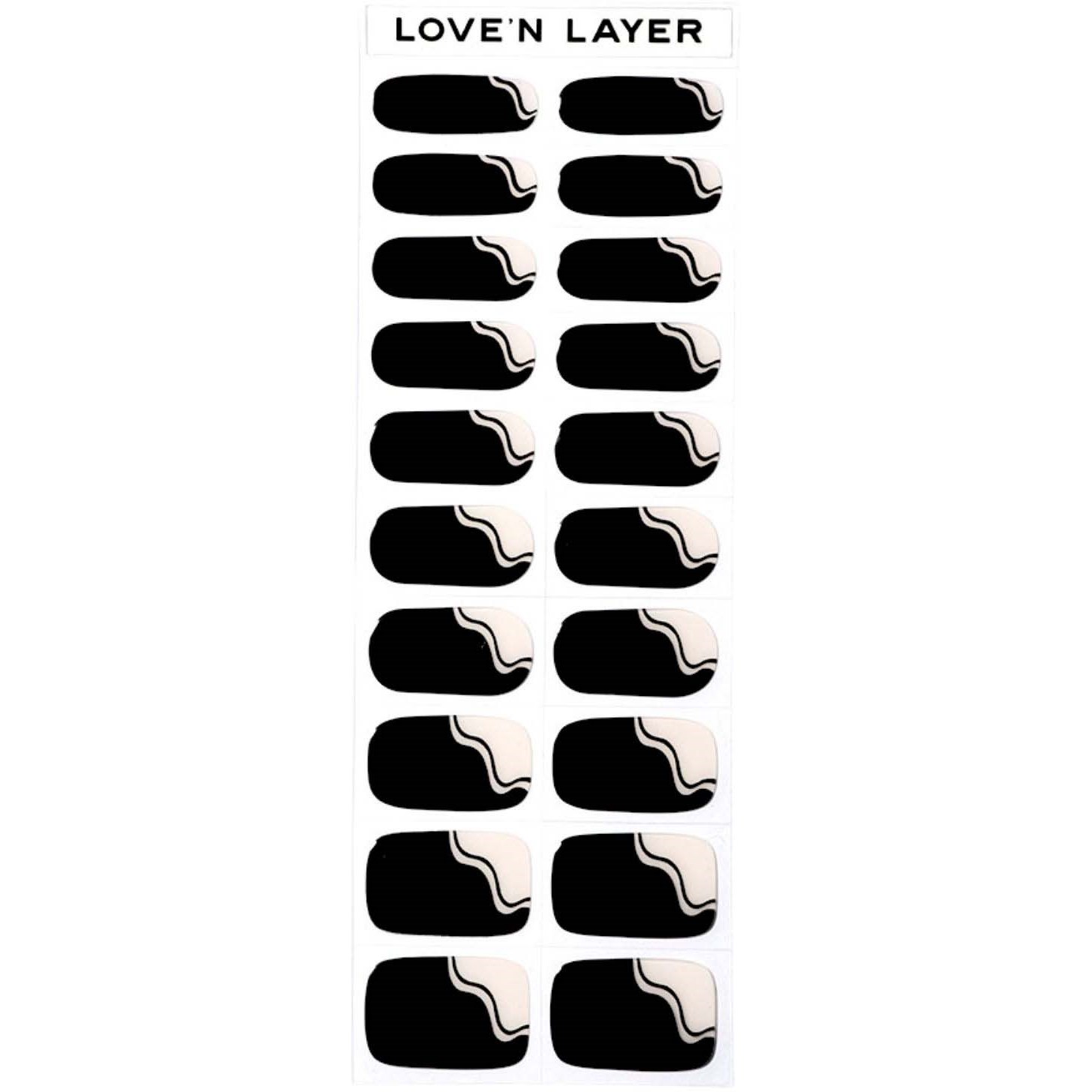 Läs mer om Loven Layer French Swirl Black