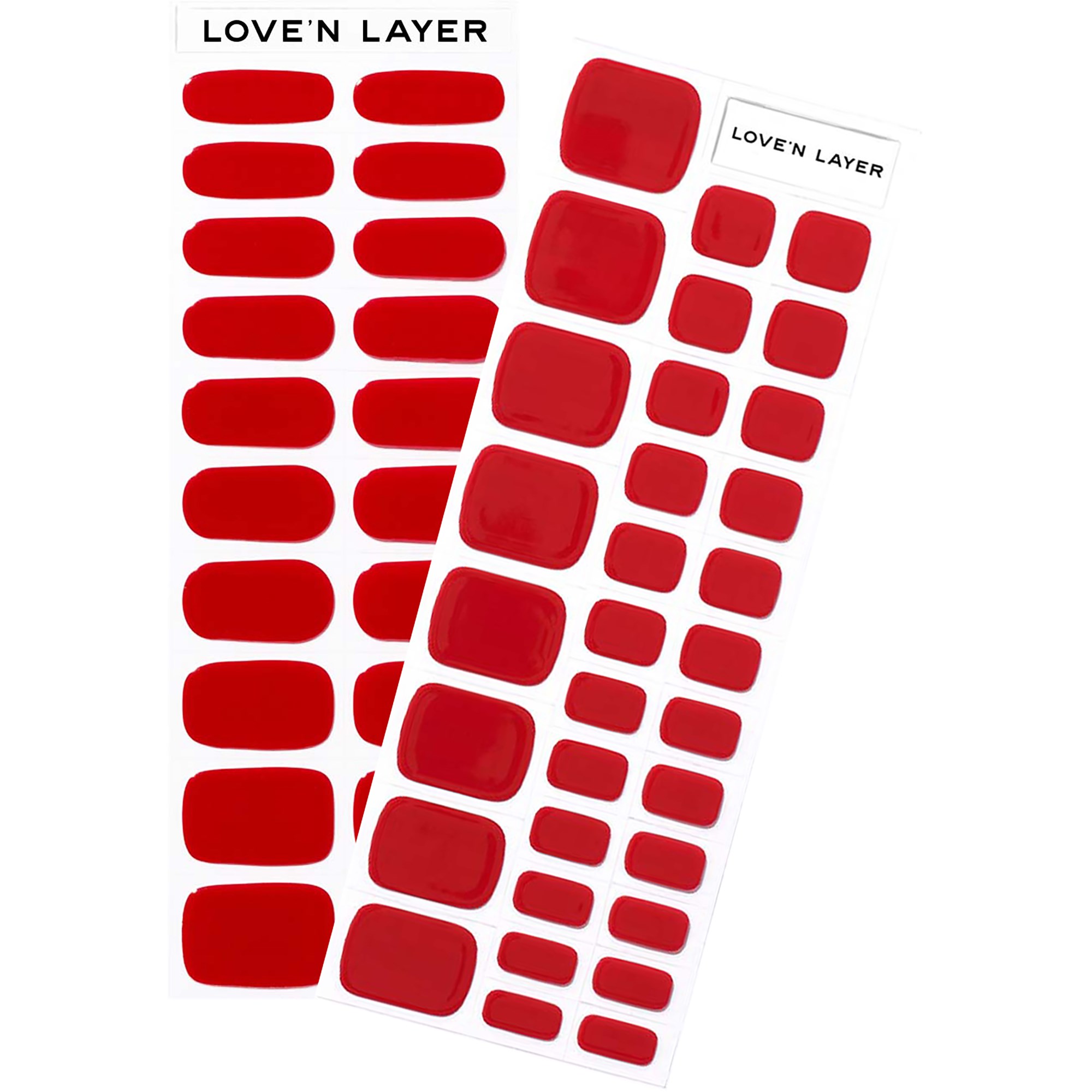 Love'n Layer Grape Kit Hand + Toe Grape Red